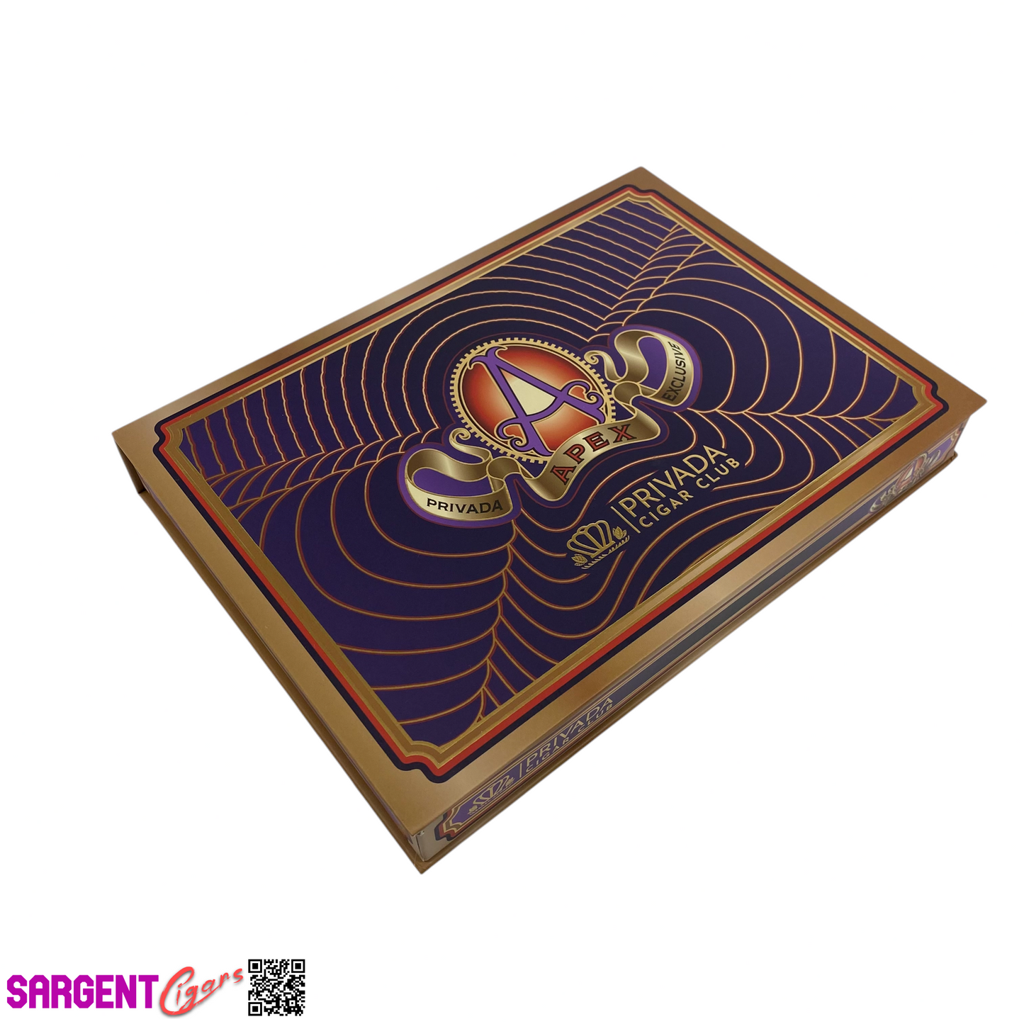 LCA Apex Empty Cigar Box 9x6.5x1.25