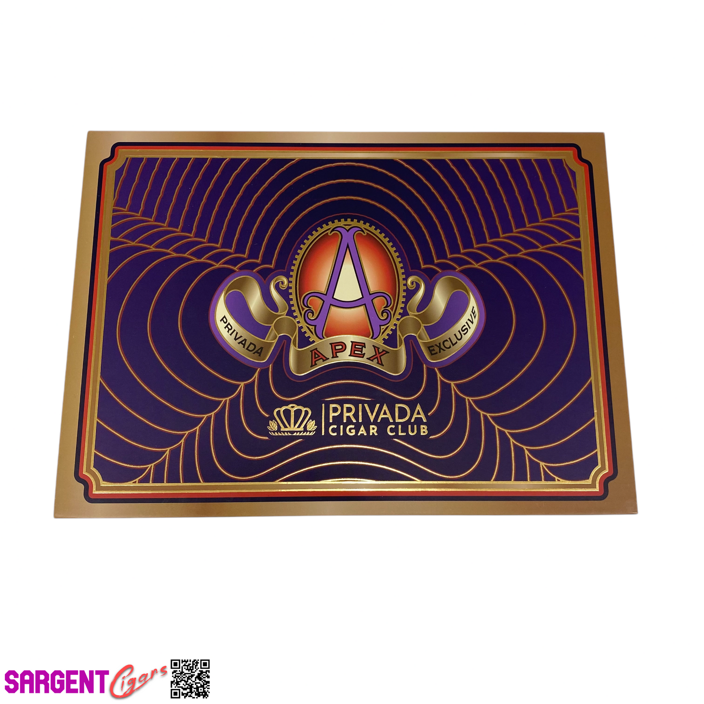 LCA Apex Empty Cigar Box 9x6.5x1.25