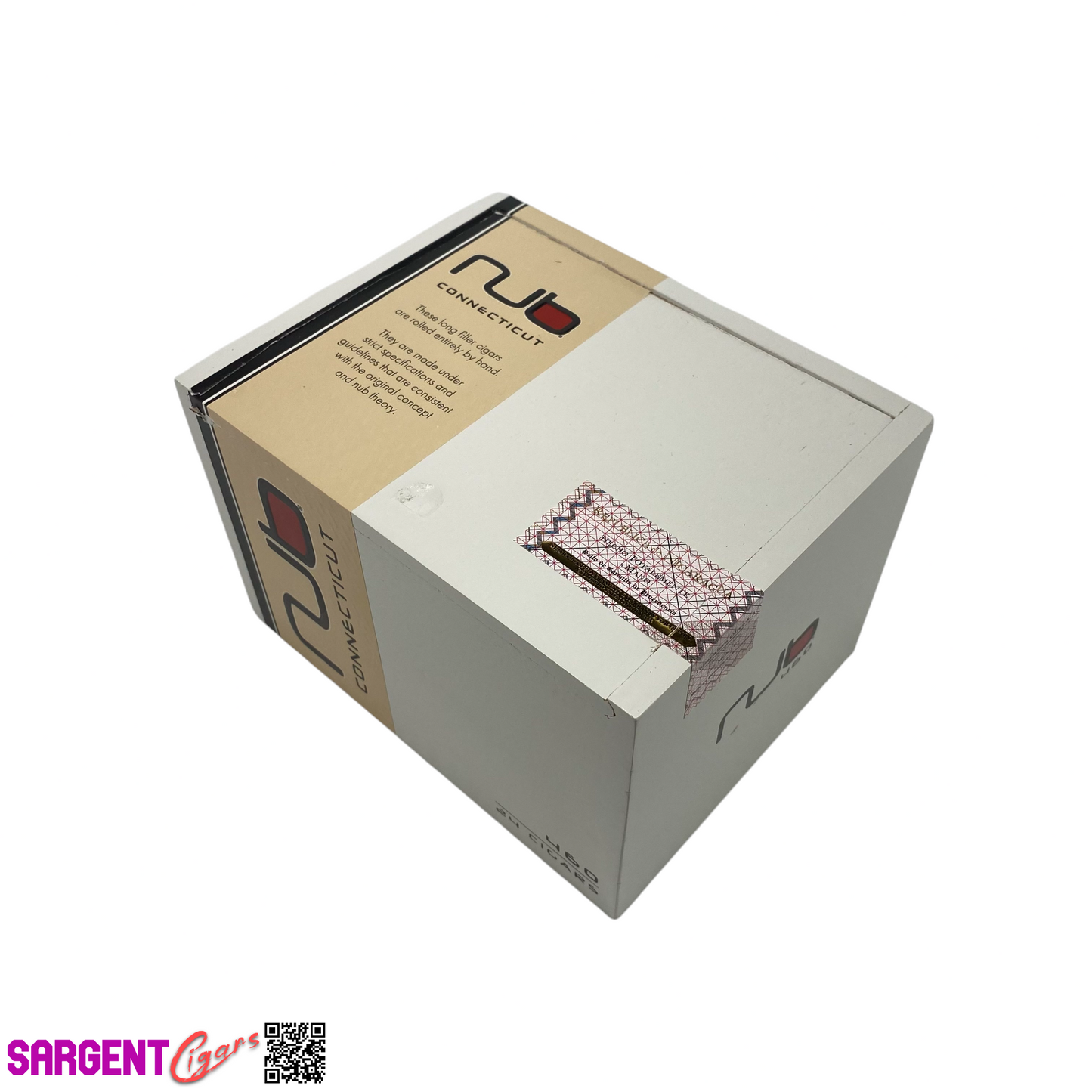 Oliva Nub Connecticut Empty Wooden Cigar Box 6.25x5x4.25