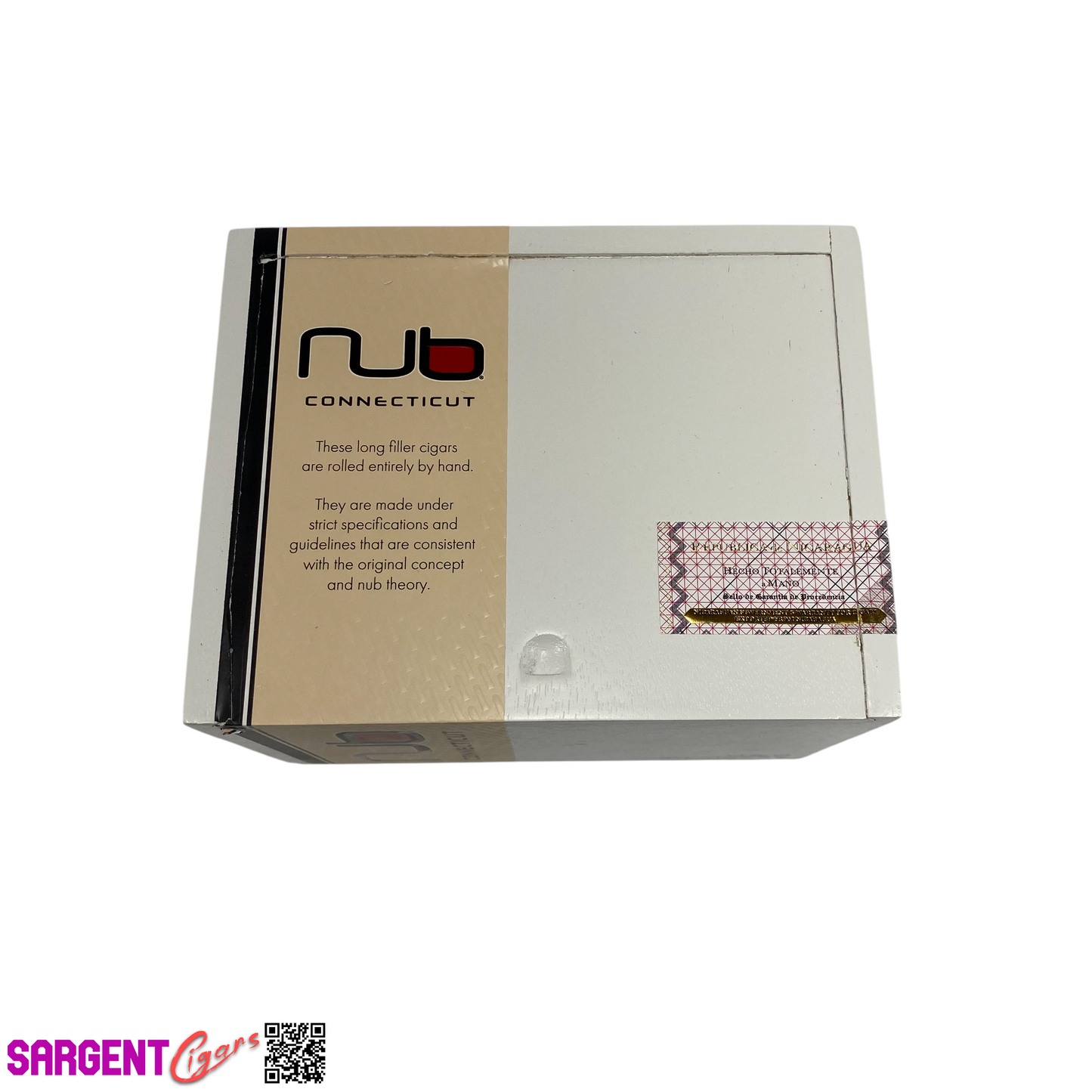 Oliva Nub Connecticut Empty Wooden Cigar Box 6.25x5x4.25