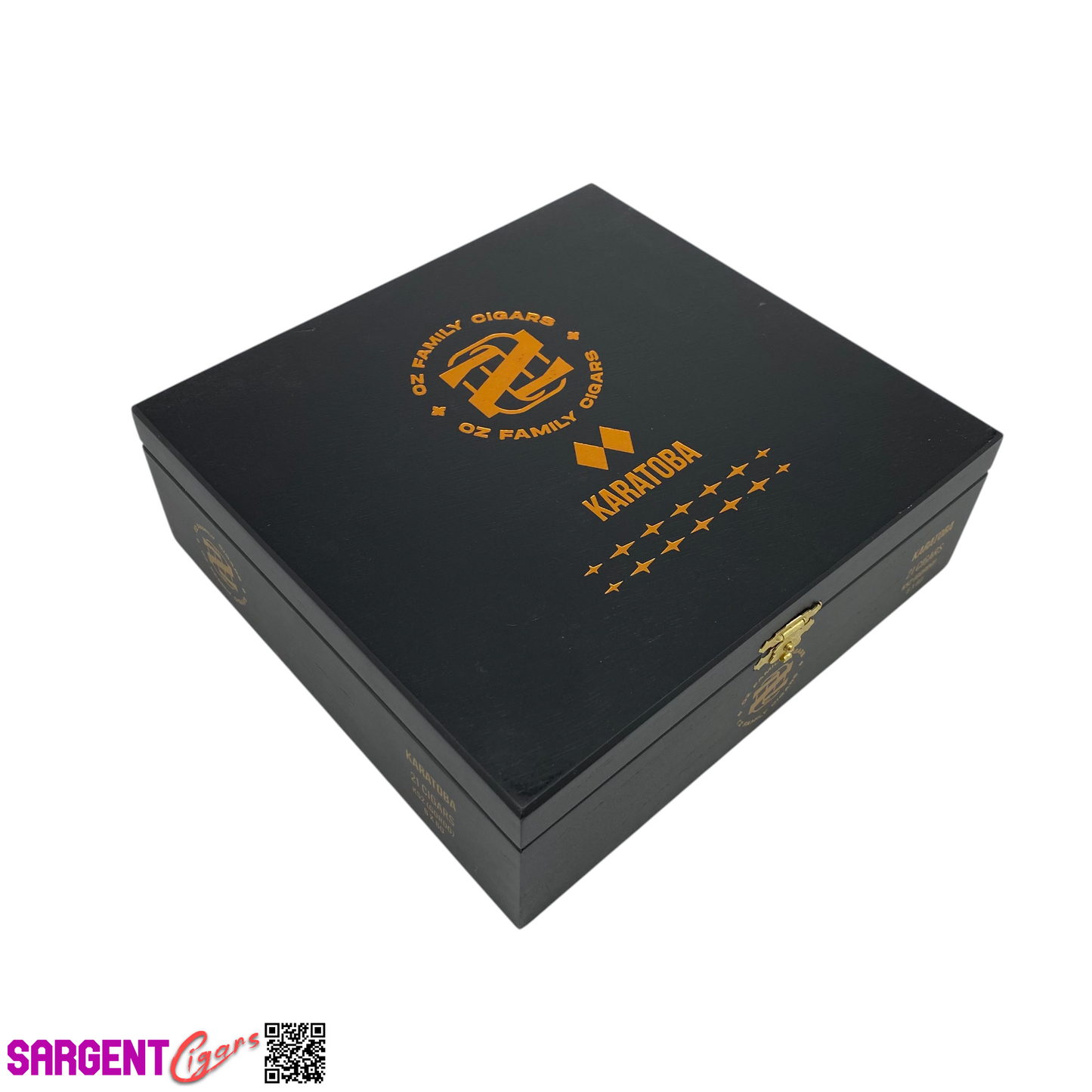 Ozgener Karatoba Gordo Empty Wooden Cigar Box 8x7.5x2.5