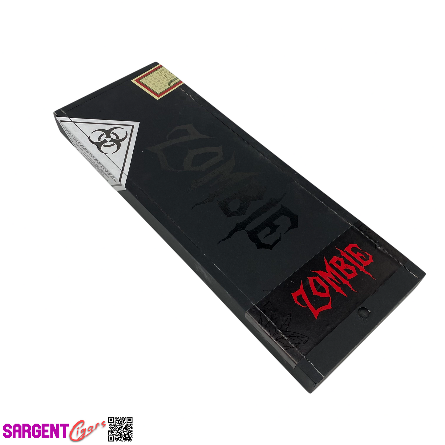 Viaje Zombie Empty Wooden Cigar Box 16.5x6x1.25