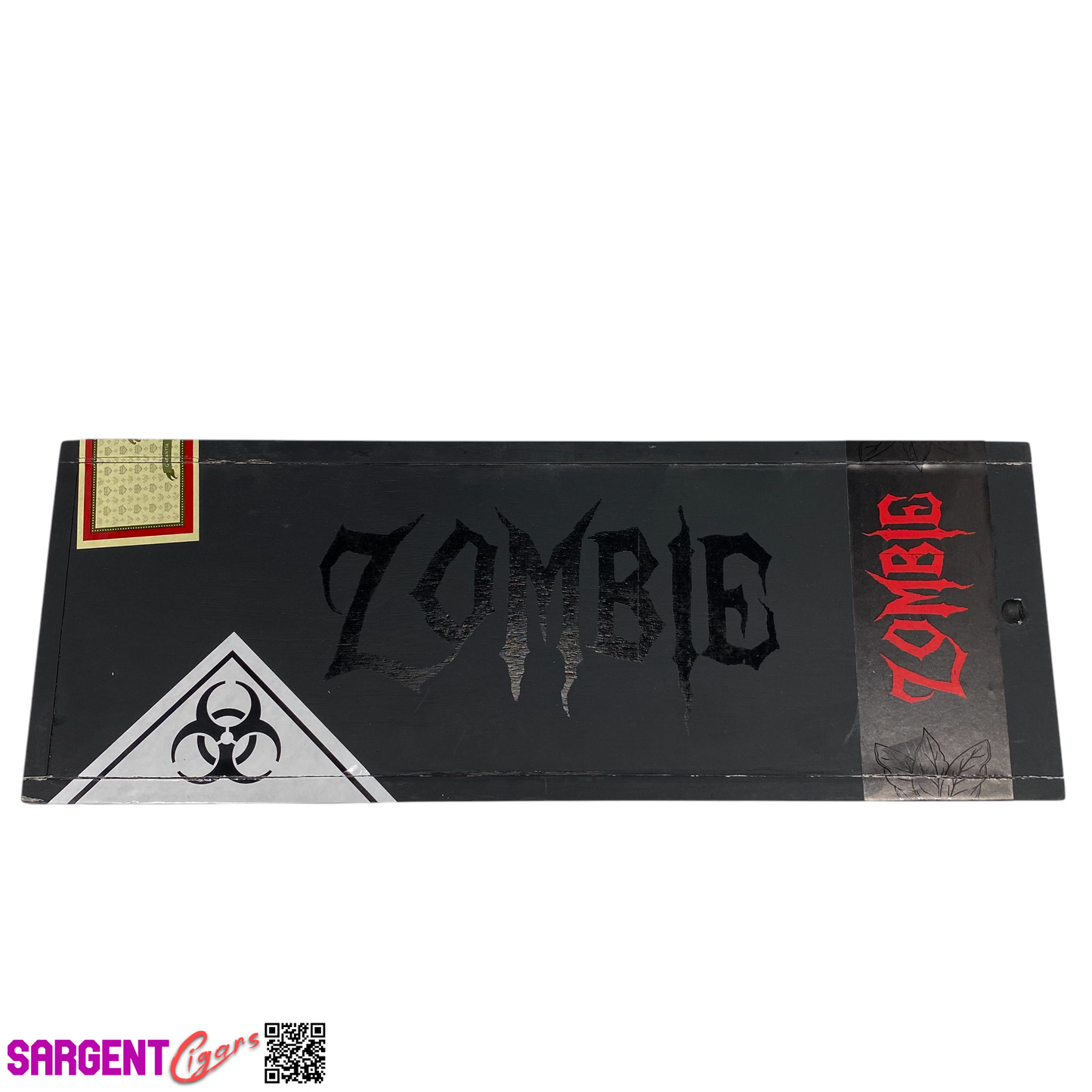 Viaje Zombie Empty Wooden Cigar Box 16.5x6x1.25
