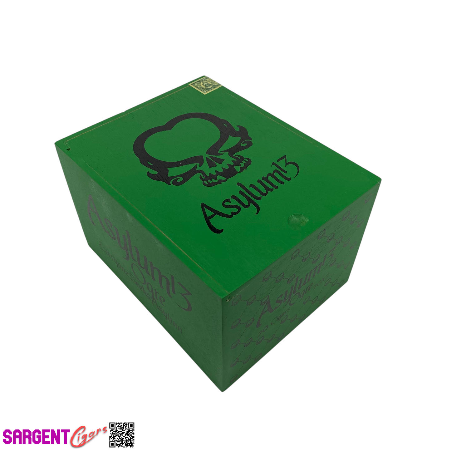 Asylum 13 Ogre 7x70 Empty Wooden Cigar Box 6x7.75x4.75