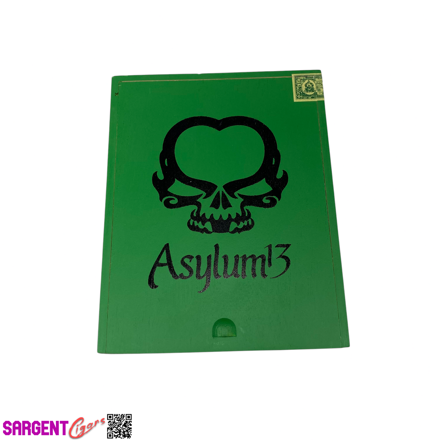 Asylum 13 Ogre 7x70 Empty Wooden Cigar Box 6x7.75x4.75