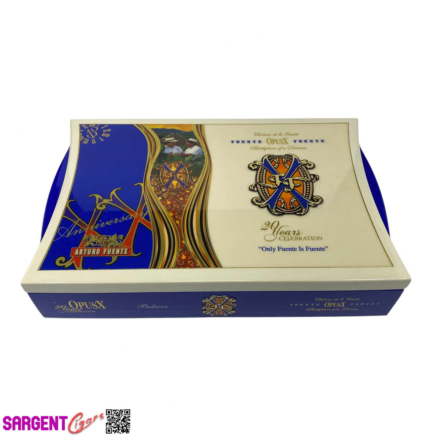 Arturo Fuente Opus X Believe Empty Wooden Cigar Box 12x7.75x2.5