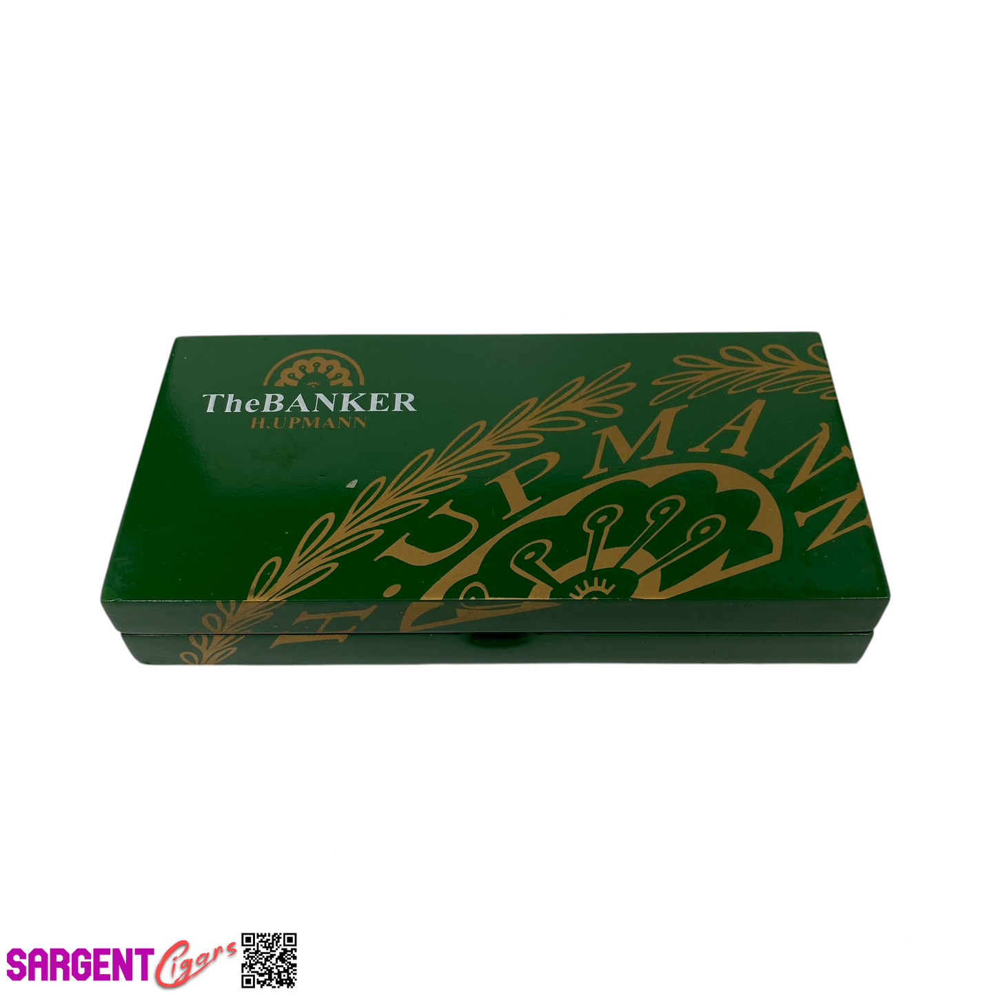 H Upmann The Banker Empty Wooden Cigar Box 7.25x3.5x1.25