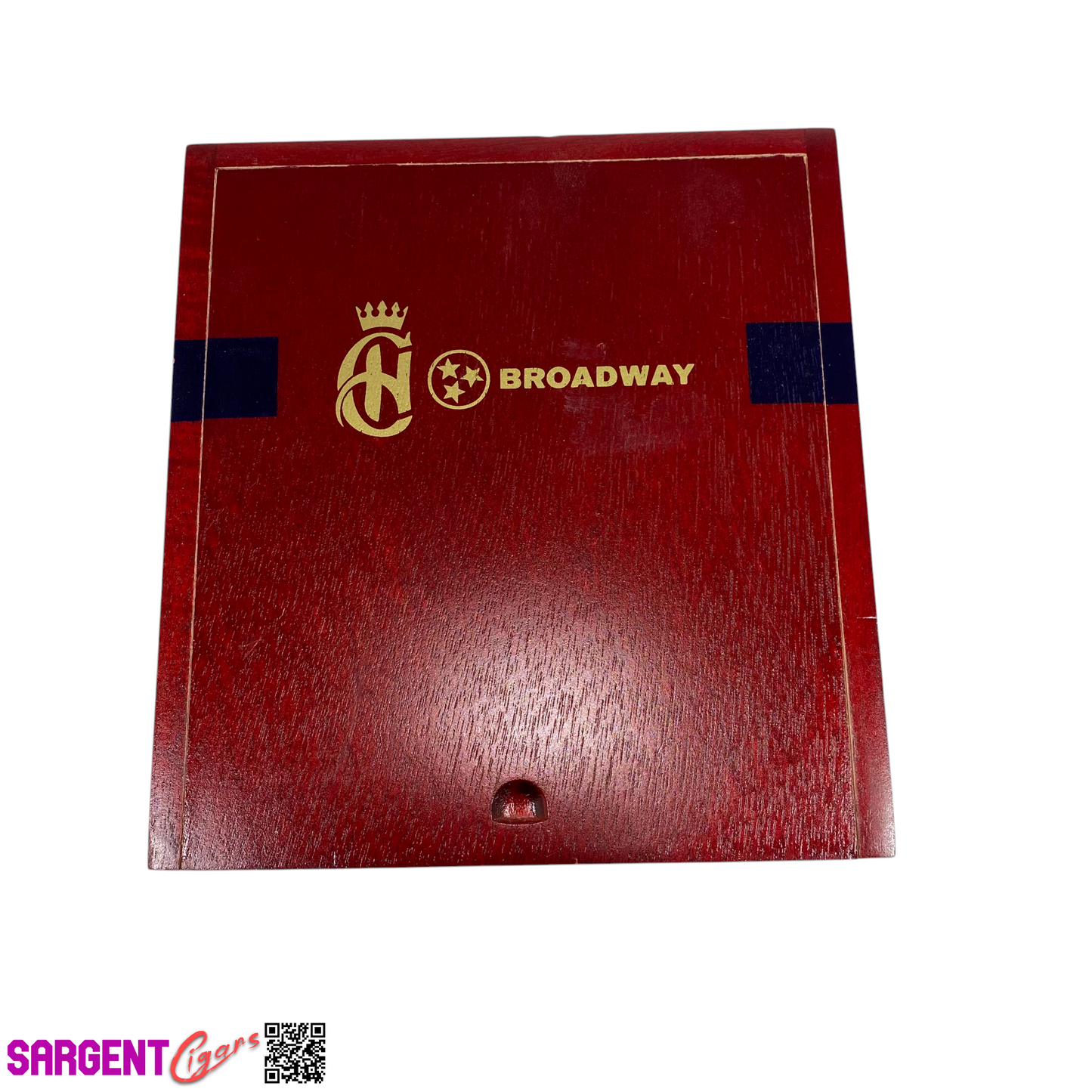 Crowned Heads Broadway Toro Empty Wooden Cigar Box 6.75x7.25x3