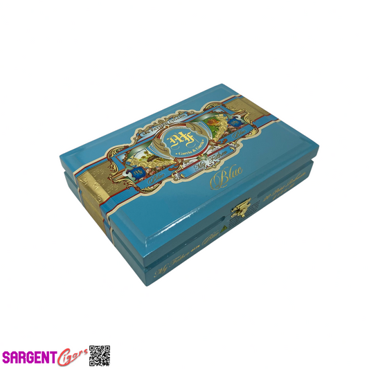 My Father Cigars Blue Petite Robusto Empty Wooden Cigar Box 8.5x6x2.25