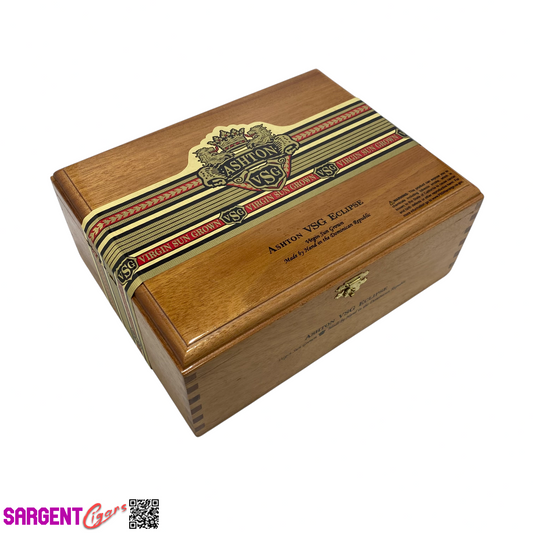 Ashton VSG Eclipse Empty Wooden Cigar Box 9x7x4