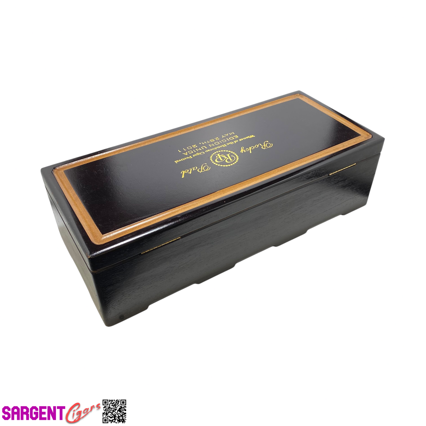 Rocky Patel Edicion Unica Empty Wooden Cigar Box 18x7.75x5 (1)