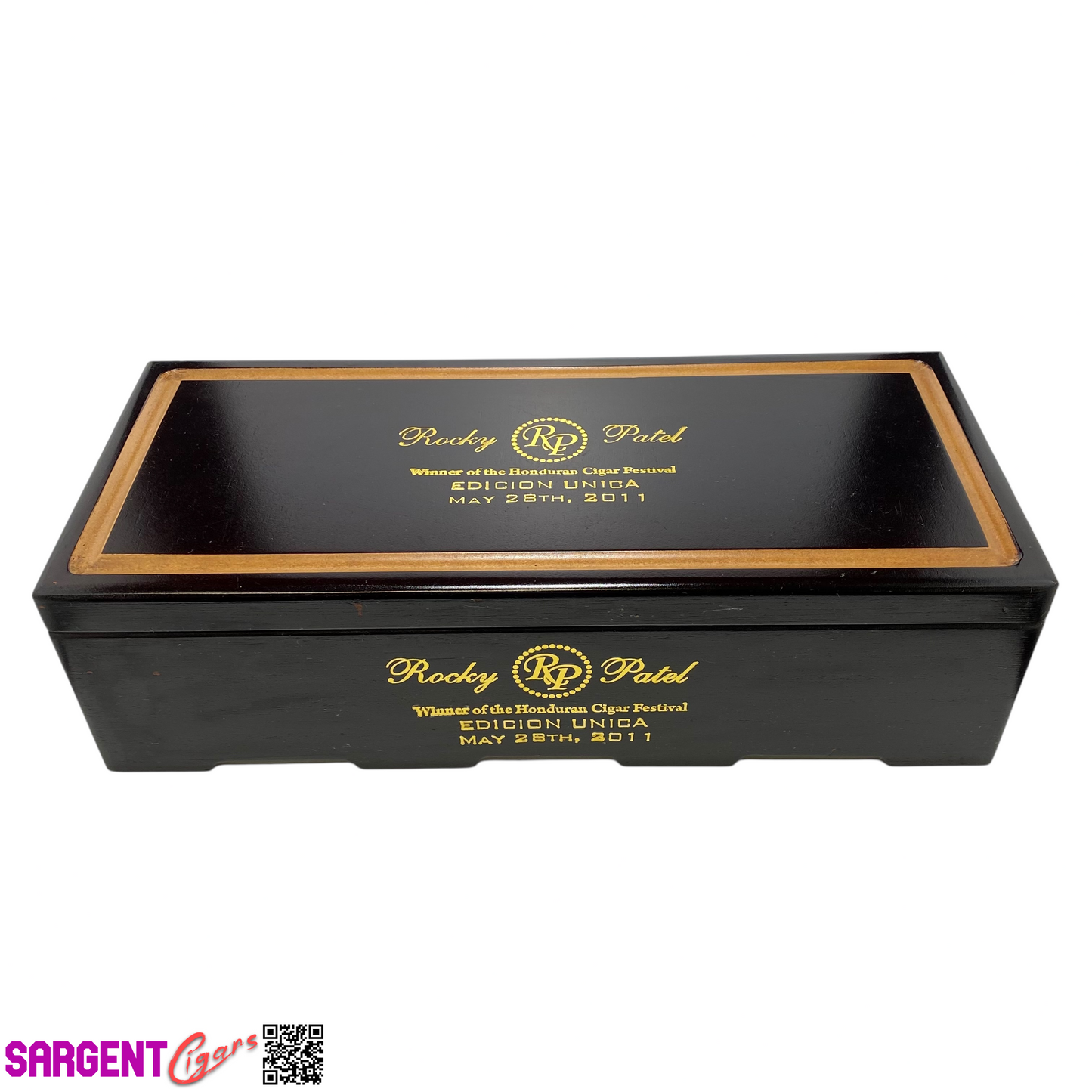 Rocky Patel Edicion Unica Empty Wooden Cigar Box 18x7.75x5 (1)