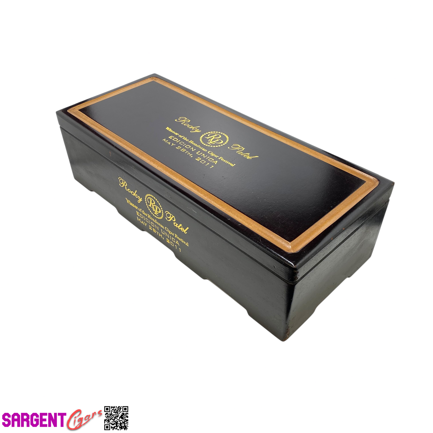 Rocky Patel Edicion Unica Empty Wooden Cigar Box 18x7.75x5 (1)