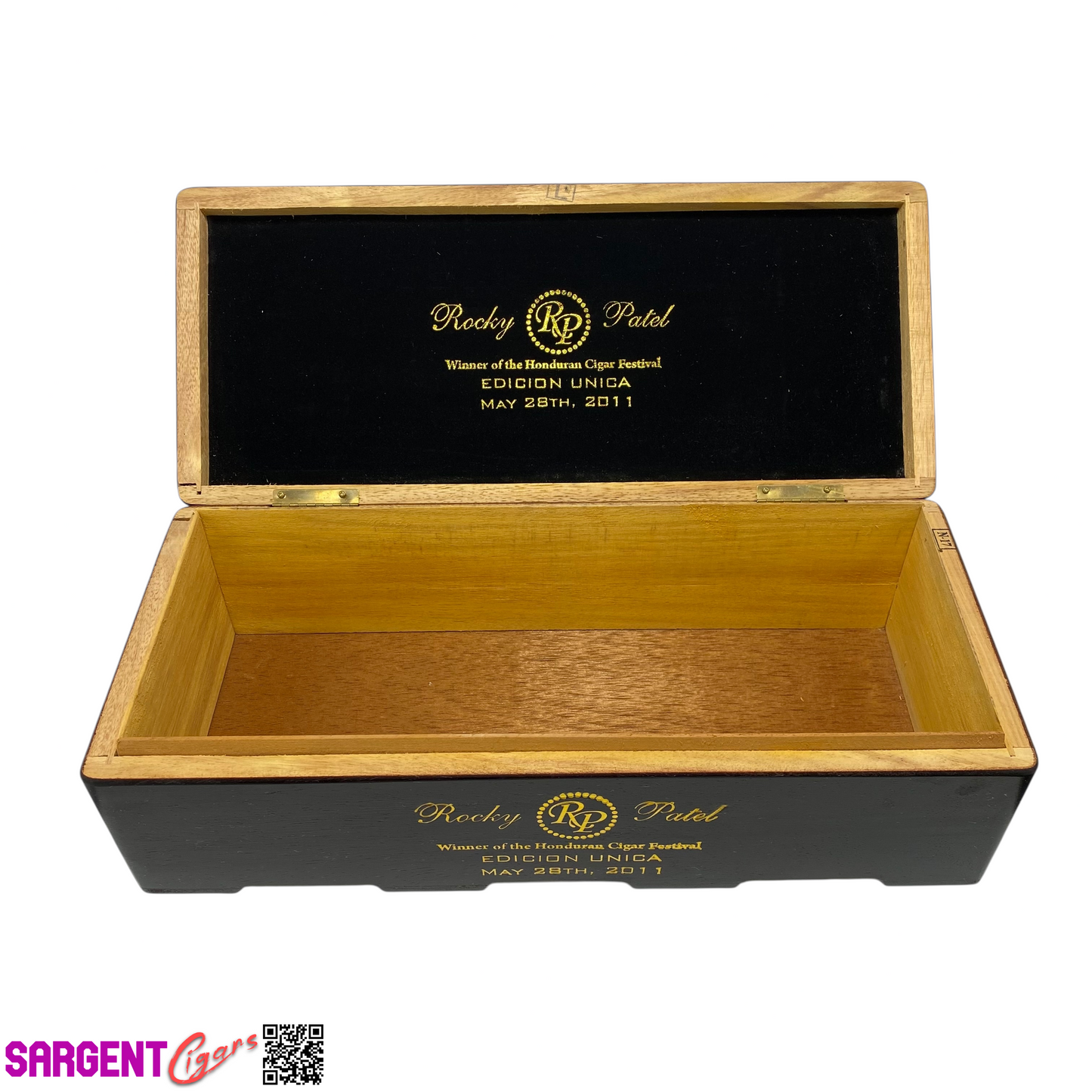 Rocky Patel Edicion Unica Empty Wooden Cigar Box 18x7.75x5 (2)