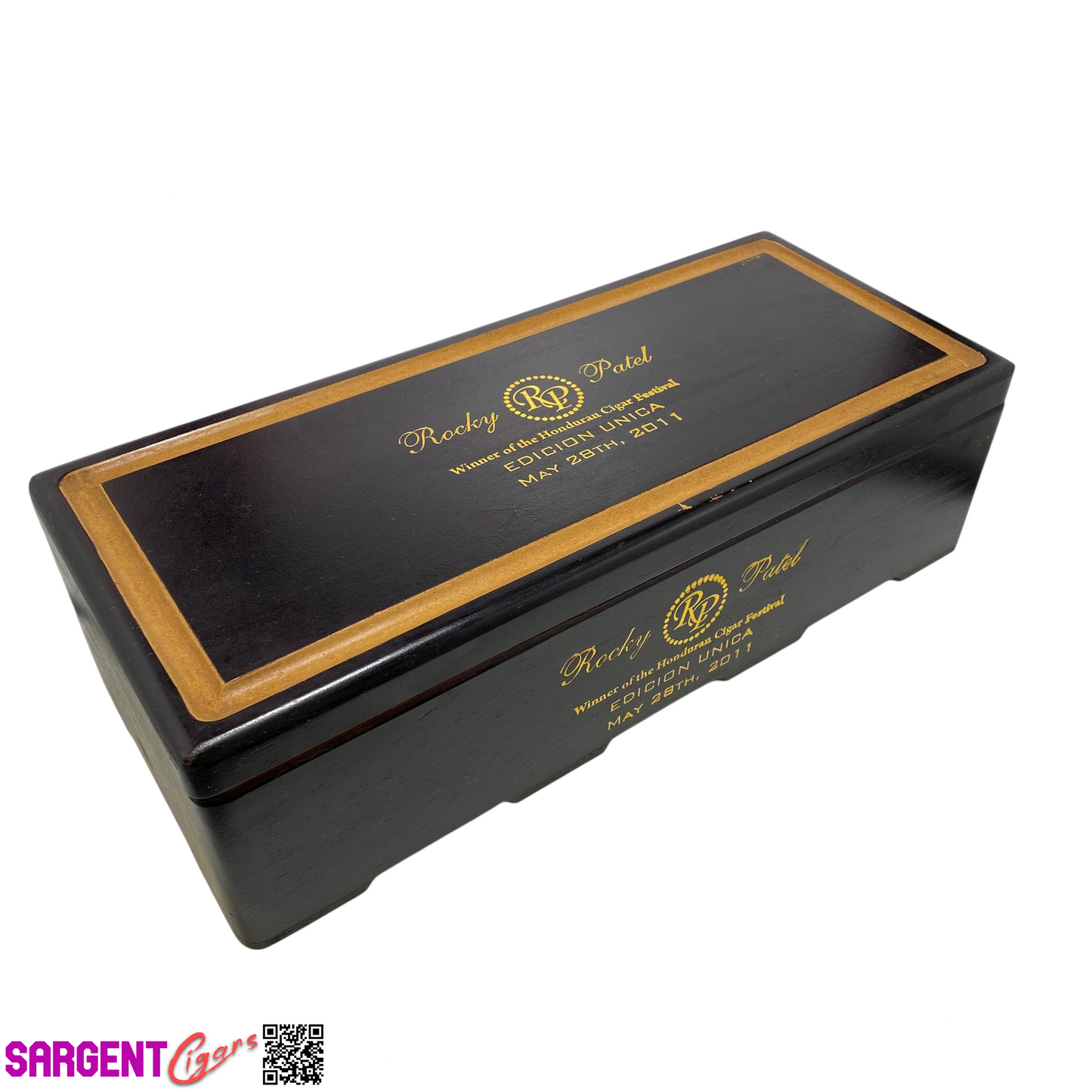 Rocky Patel Edicion Unica Empty Wooden Cigar Box 18x7.75x5 (2)