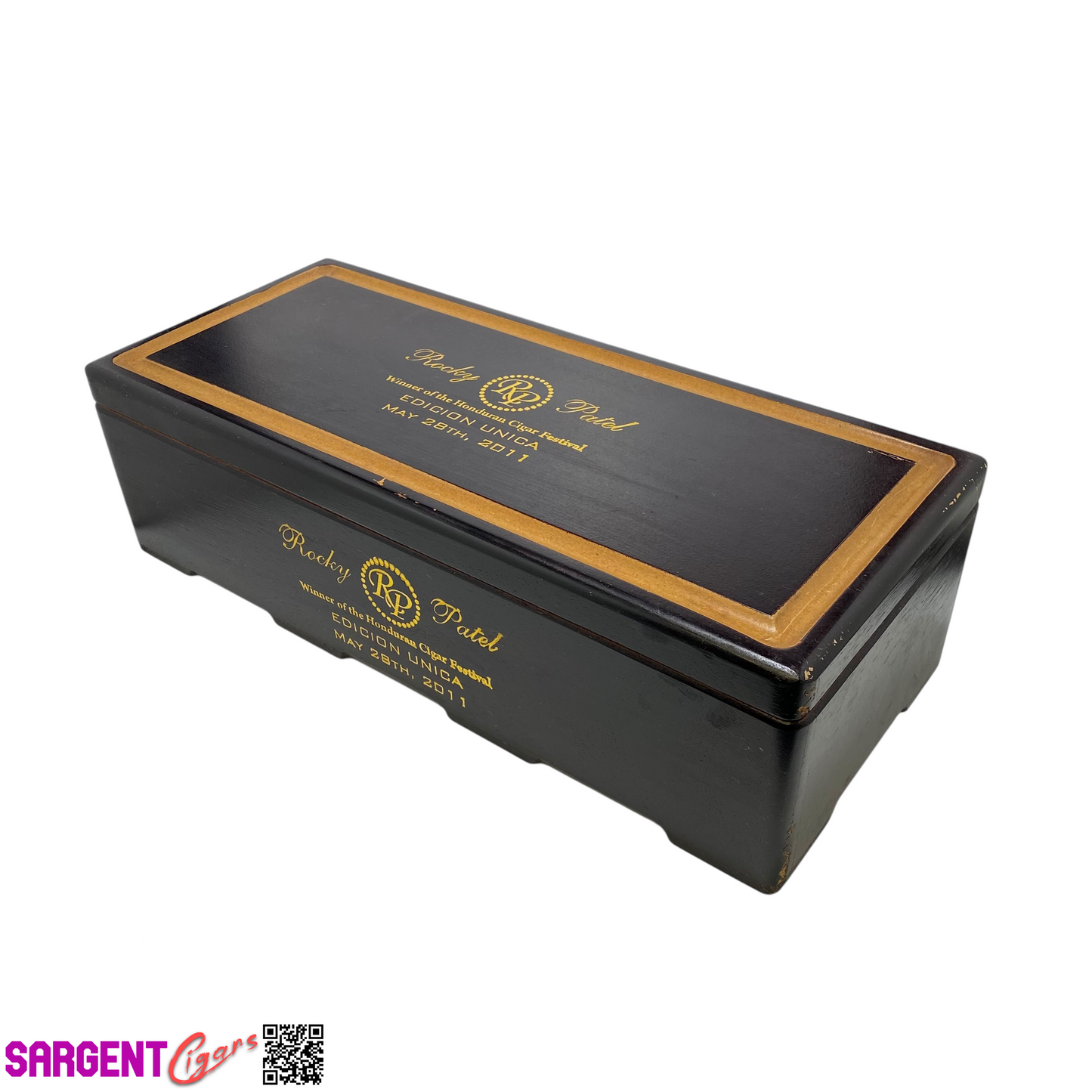 Rocky Patel Edicion Unica Empty Wooden Cigar Box 18x7.75x5 (2)