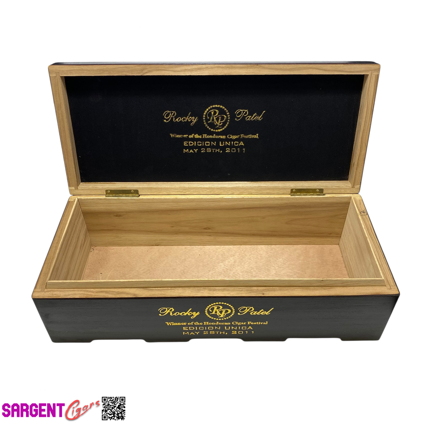 Rocky Patel Edicion Unica Empty Wooden Cigar Box 18x7.75x5 (3)