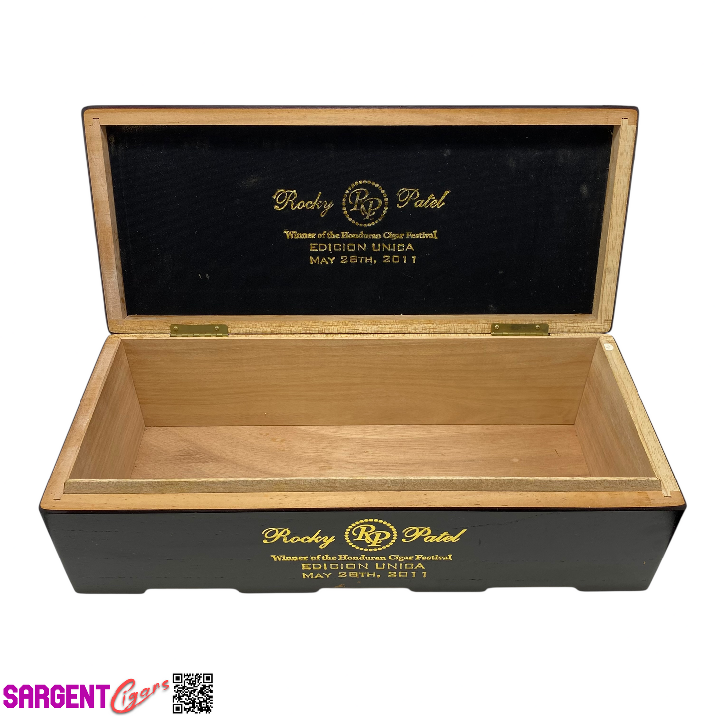 Rocky Patel Edicion Unica Empty Wooden Cigar Box 18x7.75x5 (4)
