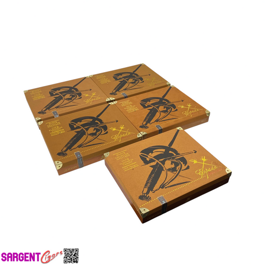 Lot of 5 Montecristo Espada Quillon Empty Wooden Cigar Box 9.75x8.25x1.75 #43