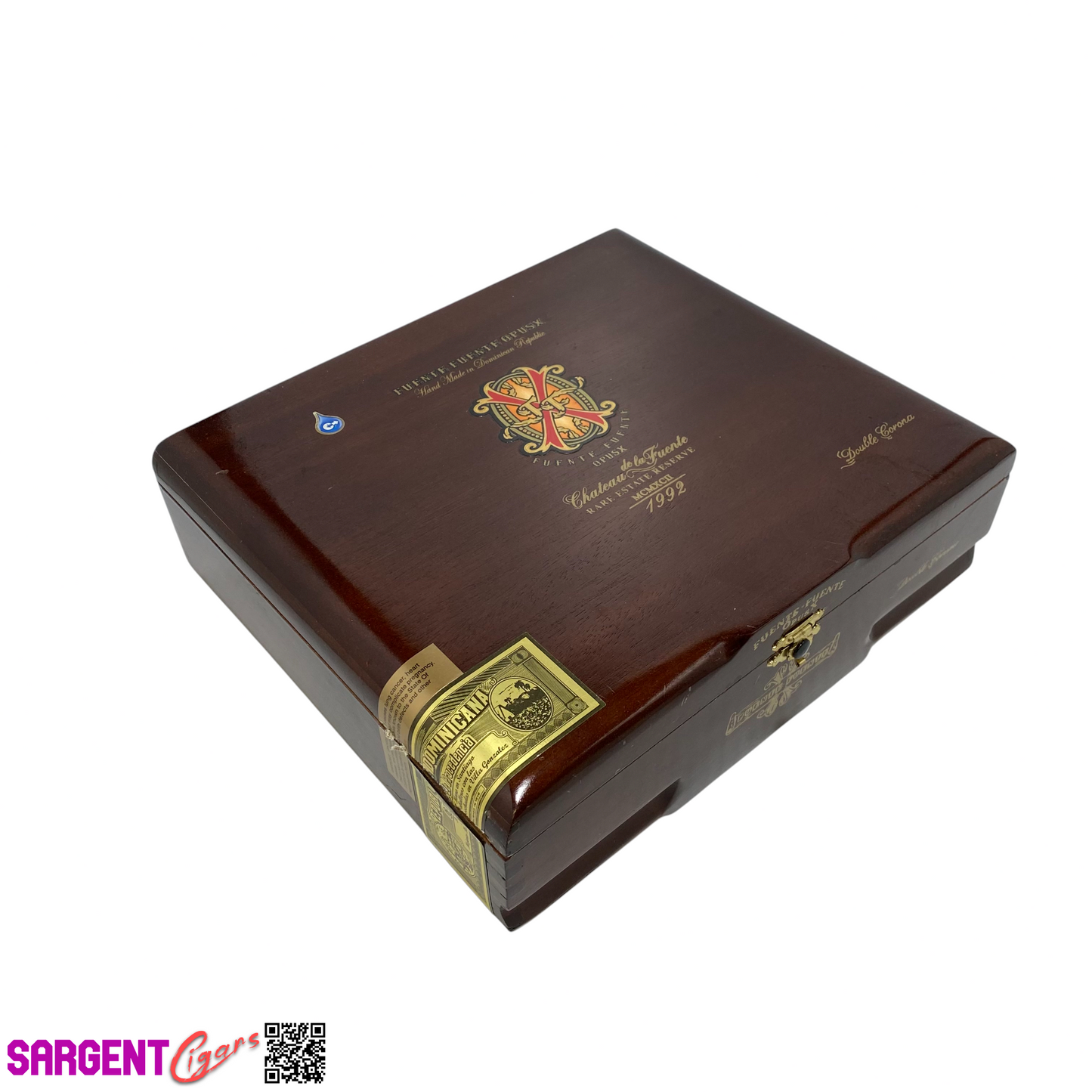 Arturo Fuente Opus X Double Corona Empty Wooden Cigar Box 10x8.75x3