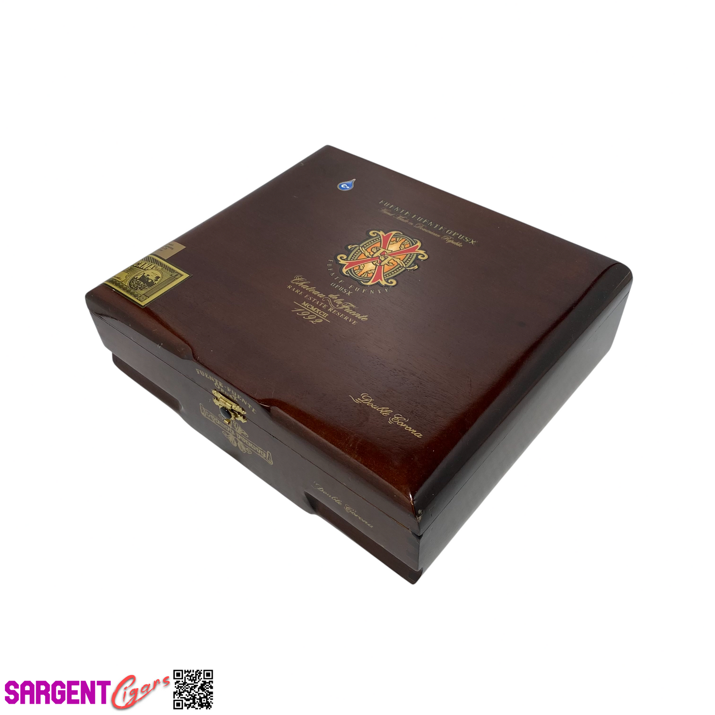 Arturo Fuente Opus X Double Corona Empty Wooden Cigar Box 10x8.75x3