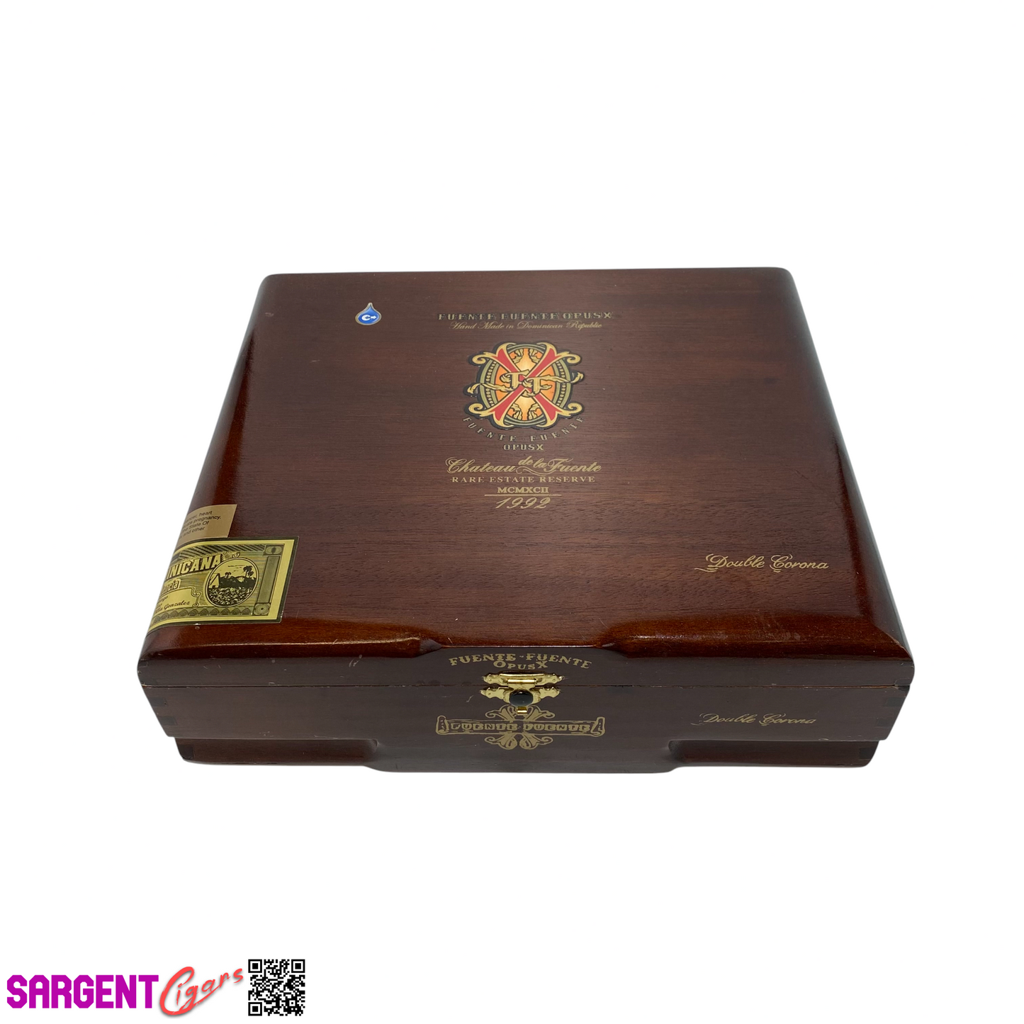 Arturo Fuente Opus X Double Corona Empty Wooden Cigar Box 10x8.75x3