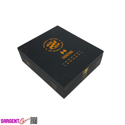 Ozgener Karatoba Toro Empty Wooden Cigar Box 6.75x8x2.5