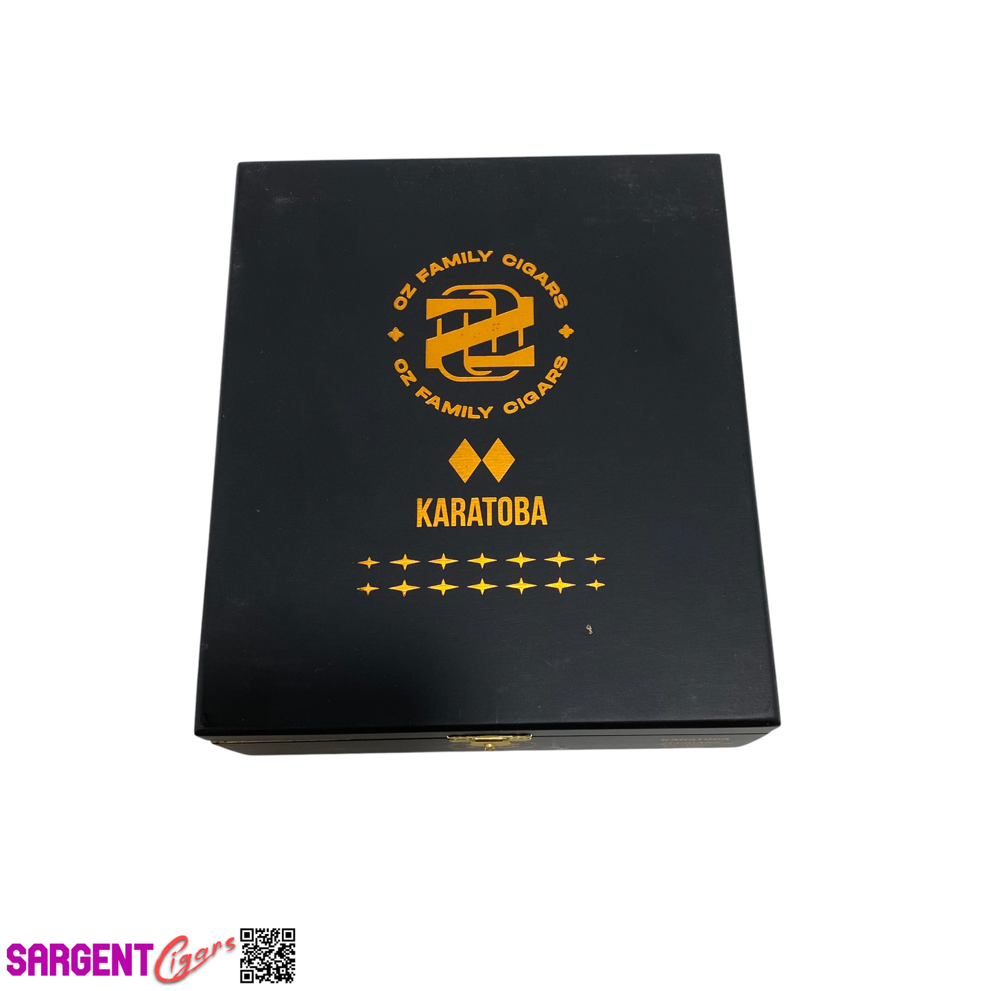 Ozgener Karatoba Toro Empty Wooden Cigar Box 6.75x8x2.5