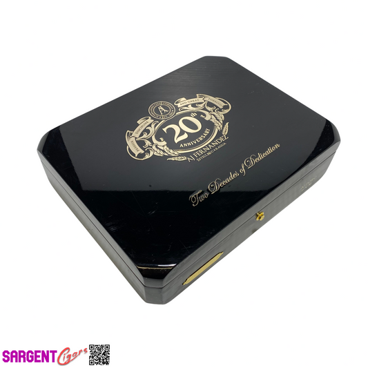 Aj Fernandez 20th Anniversary Empty Wooden Cigar Box 10x8x2.5 (1)