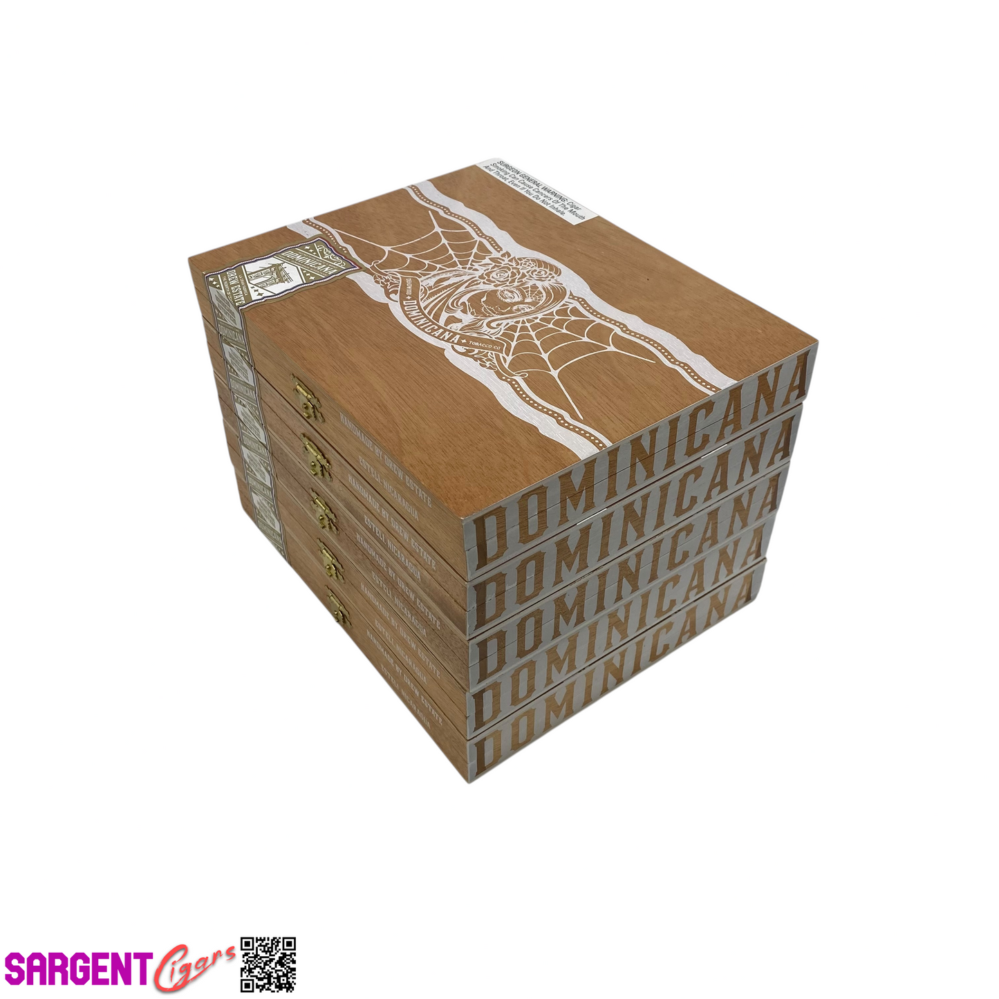 Lot of 5 Deadwood Dominicana Toro Empty Wooden Cigar Boxes 9x7.25x1.25 #13