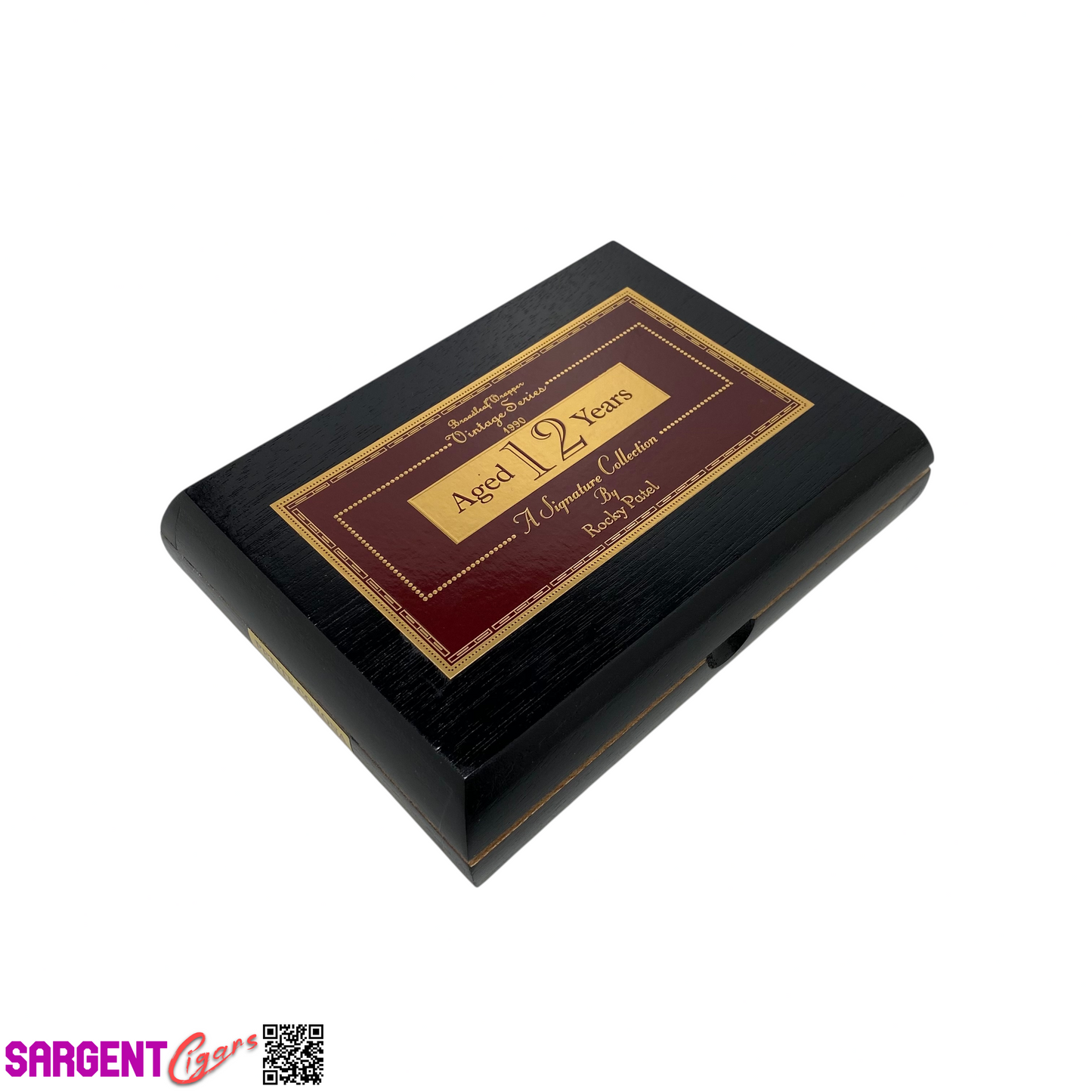 Rocky Patel 1990 Petite Corona Empty Wooden Cigar Box 7.5x5.75x1.75