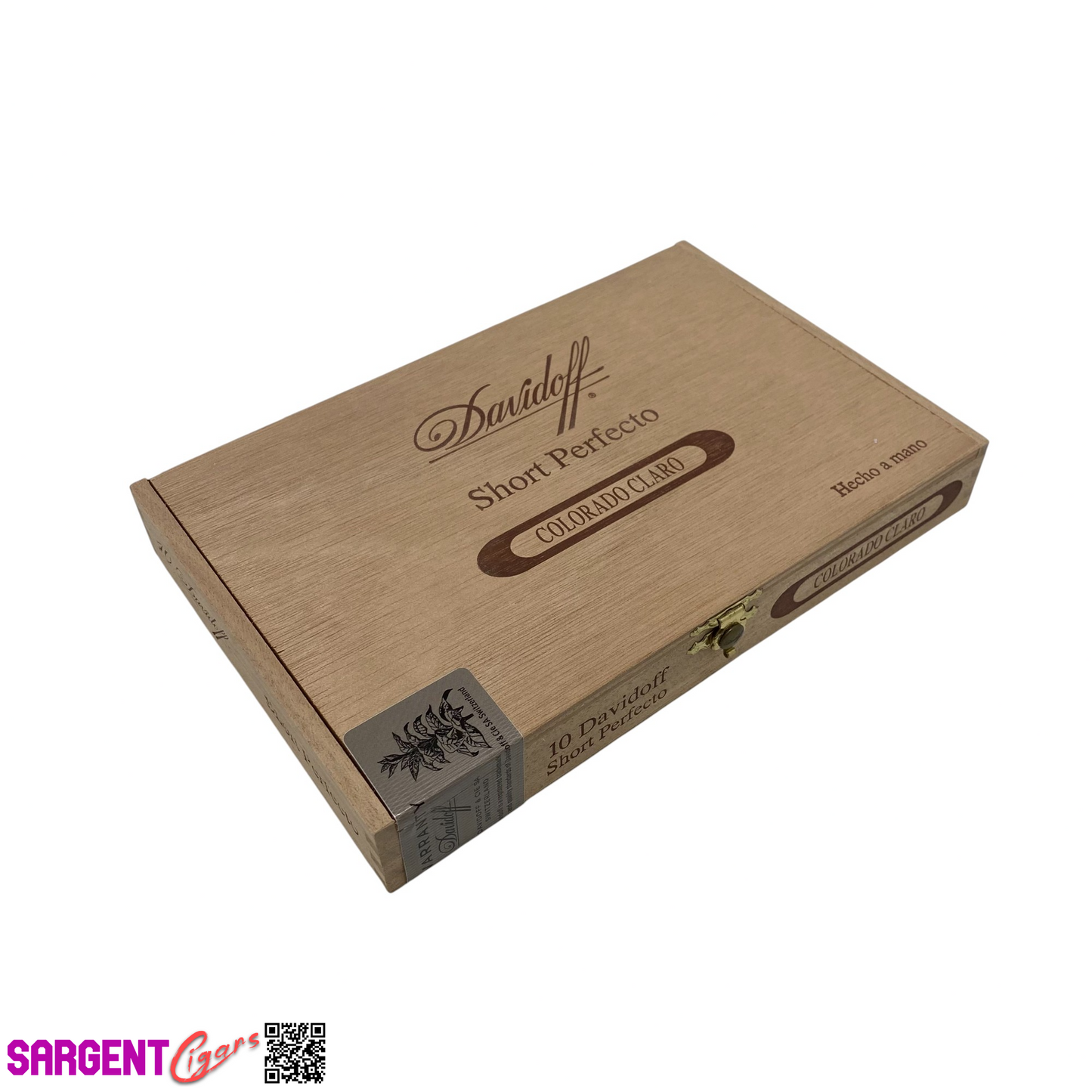 Davidoff Colorado Claro Perfecto Empty Wooden Cigar Box 8.5x5.5x1.25