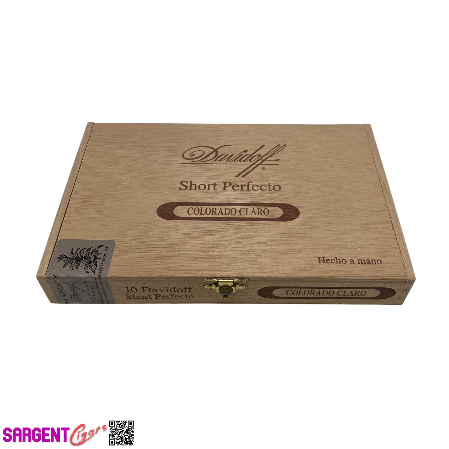 Davidoff Colorado Claro Perfecto Empty Wooden Cigar Box 8.5x5.5x1.25