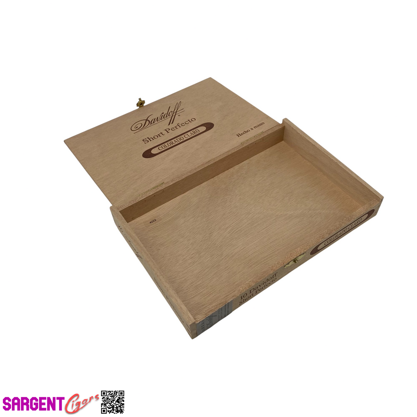 Davidoff Colorado Claro Perfecto Empty Wooden Cigar Box 8.5x5.5x1.25