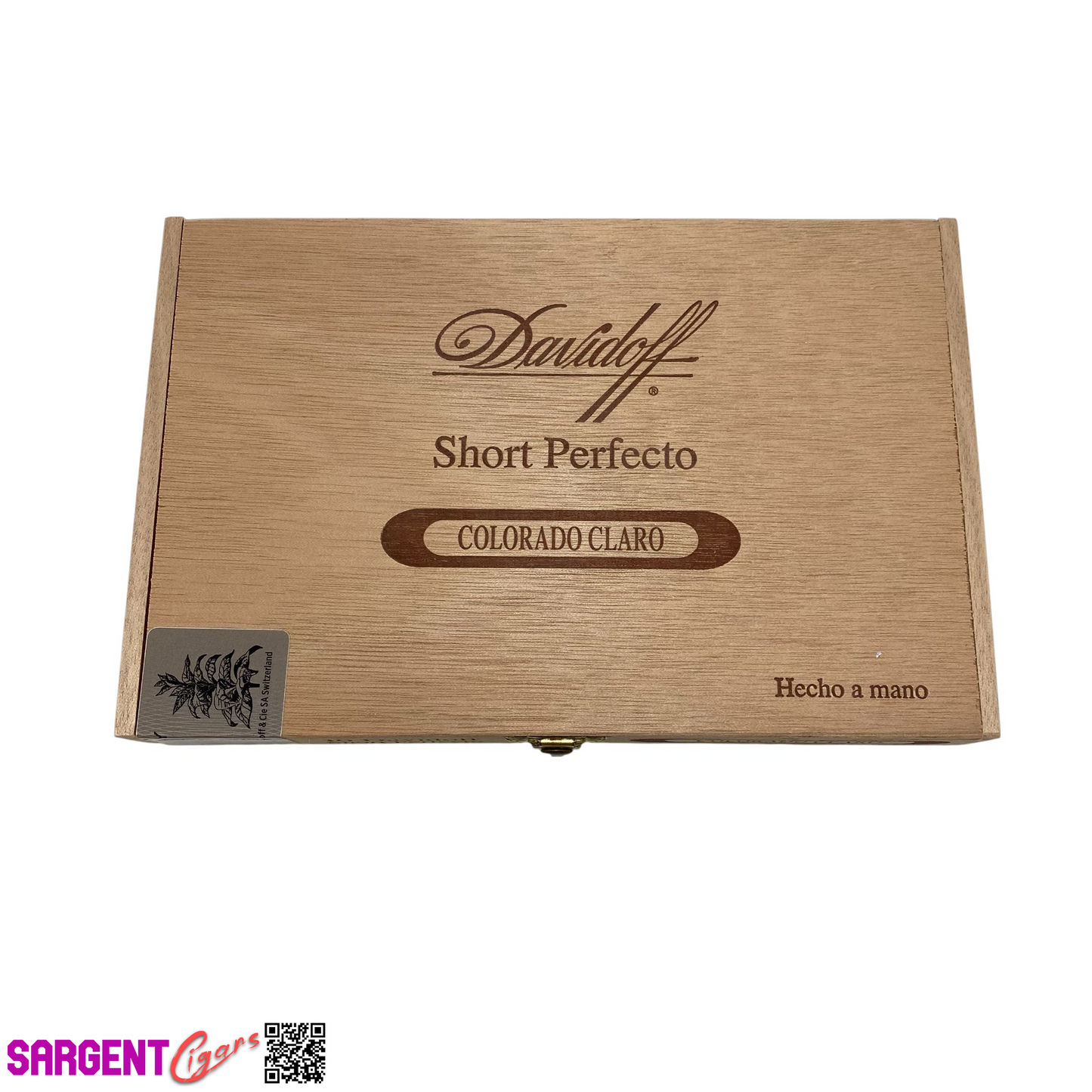 Davidoff Colorado Claro Perfecto Empty Wooden Cigar Box 8.5x5.5x1.25
