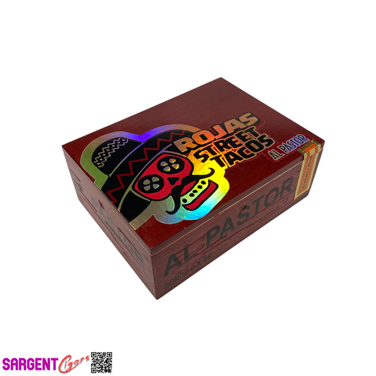 Rojas Street Tacos Al Pastor Gordo Empty Wooden Cigar Box 9x7x3.5