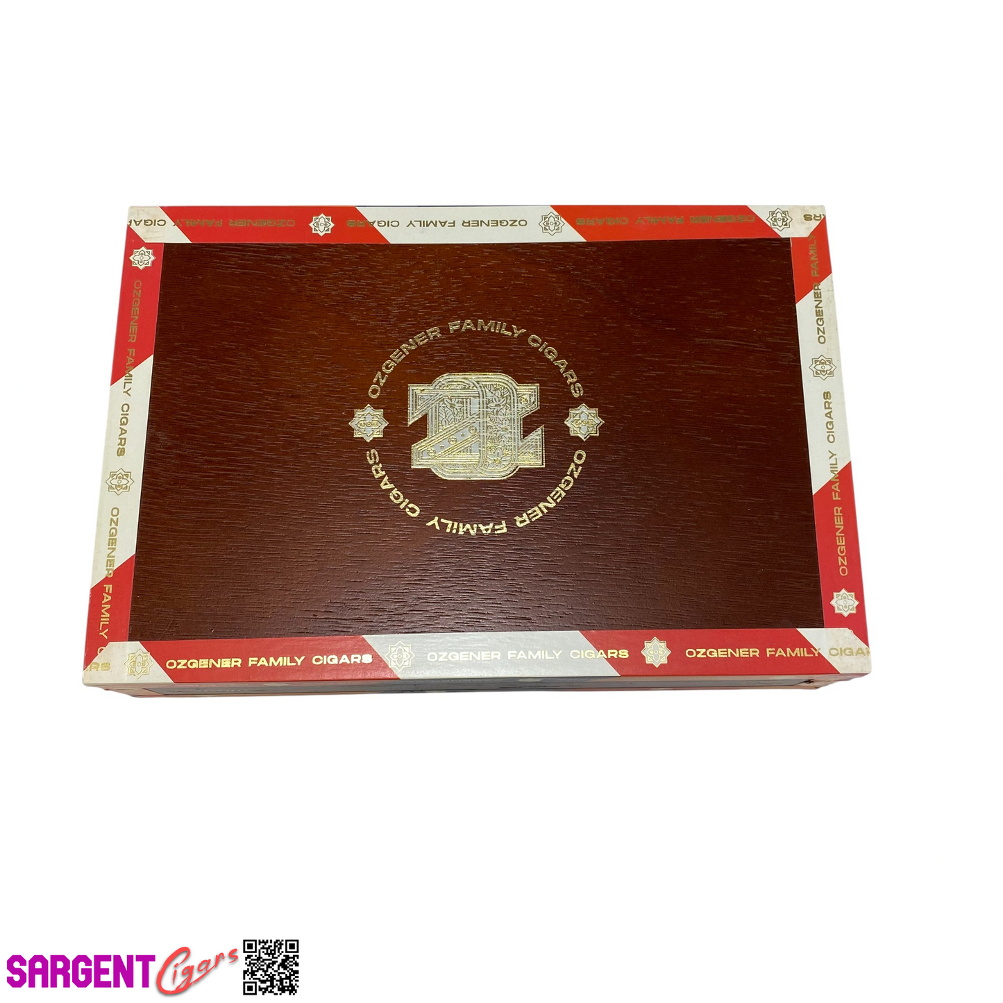 Ozgener A55 Empty Wooden Cigar Box 9.5x6.5x2