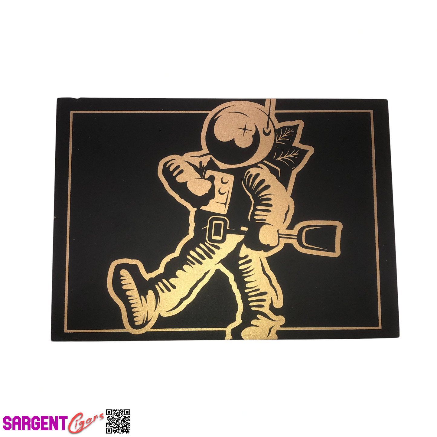 Room 101 Johnny Tobacconaut Robusto Empty Wooden Cigar Box 8.5x6.25x2