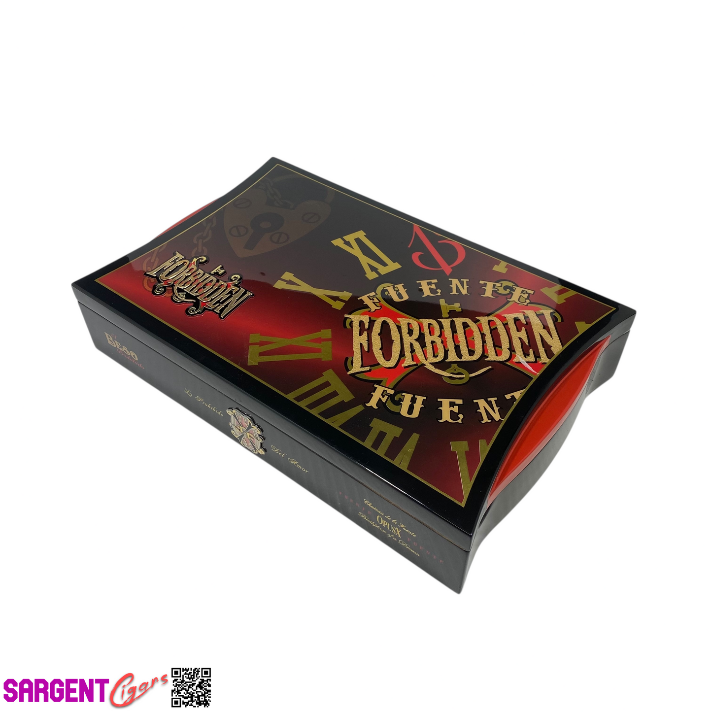 Arturo Fuente Opus X Forbidden Beso Empty Wooden Cigar Box 12x7.75x2.5