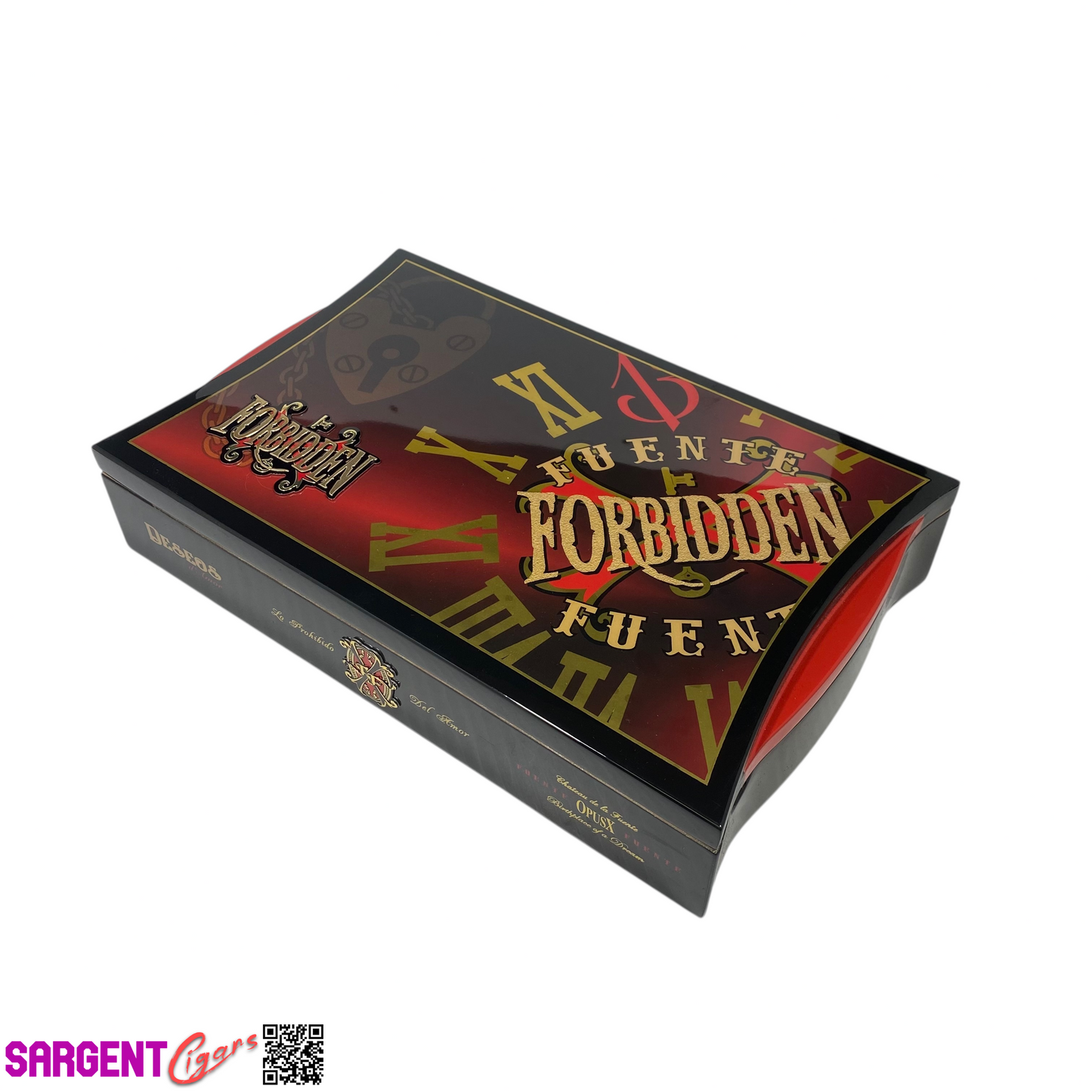 Arturo Fuente Opus X Forbidden Deseos Empty Wooden Cigar Box 12x7.75x2.5