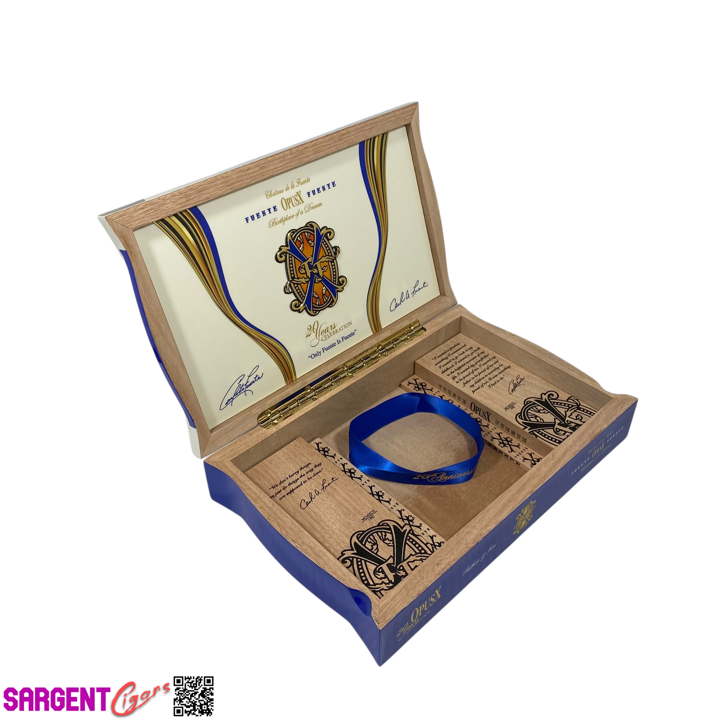 Arturo Fuente Opus X Father and Son Empty Wooden Cigar Box 12x7.75x2.5