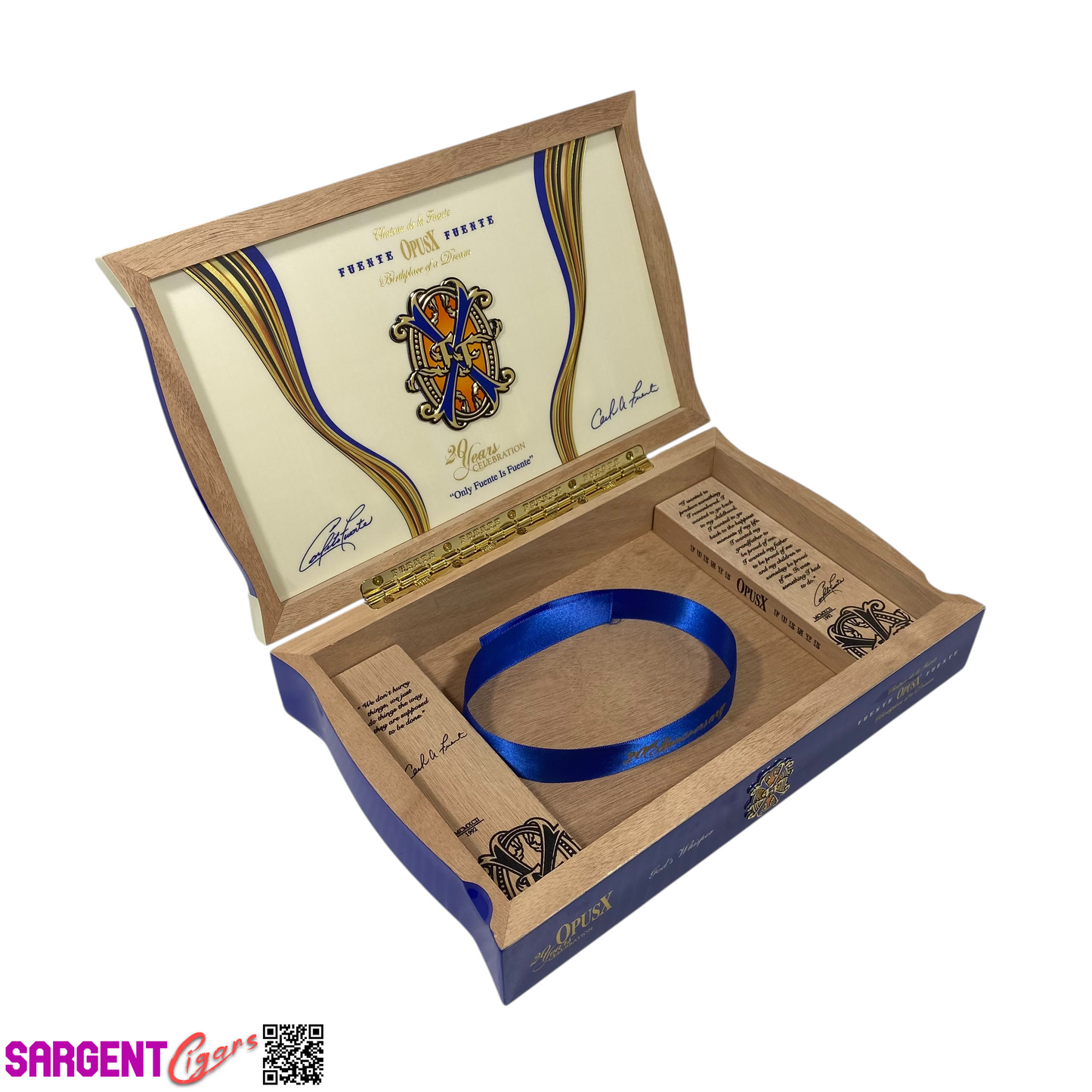 Arturo Fuente Opus X God's Whisper Empty Wooden Cigar Box 12x7.75x2.5