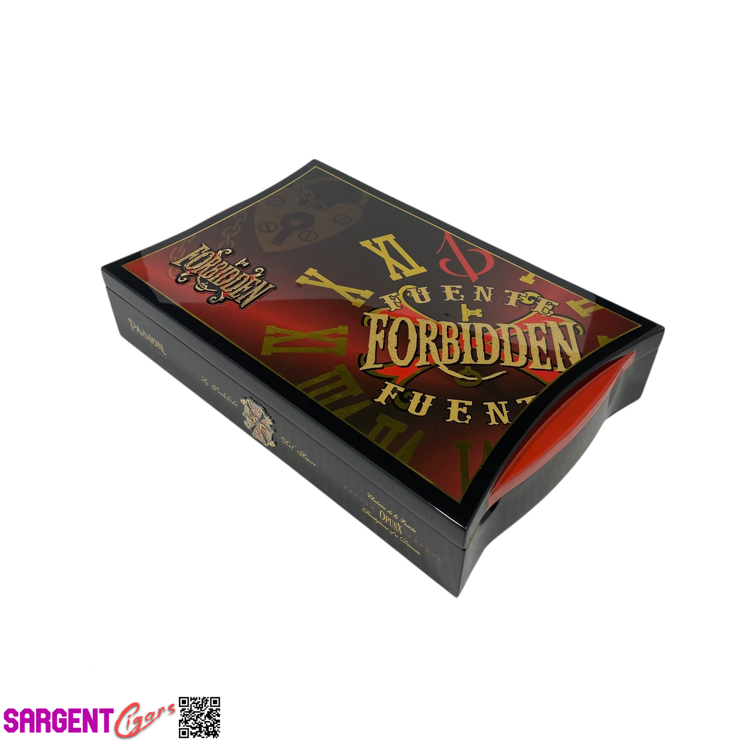 Arturo Fuente Opus X Forbidden Pasion Empty Wooden Cigar Box 12x7.75x2.5