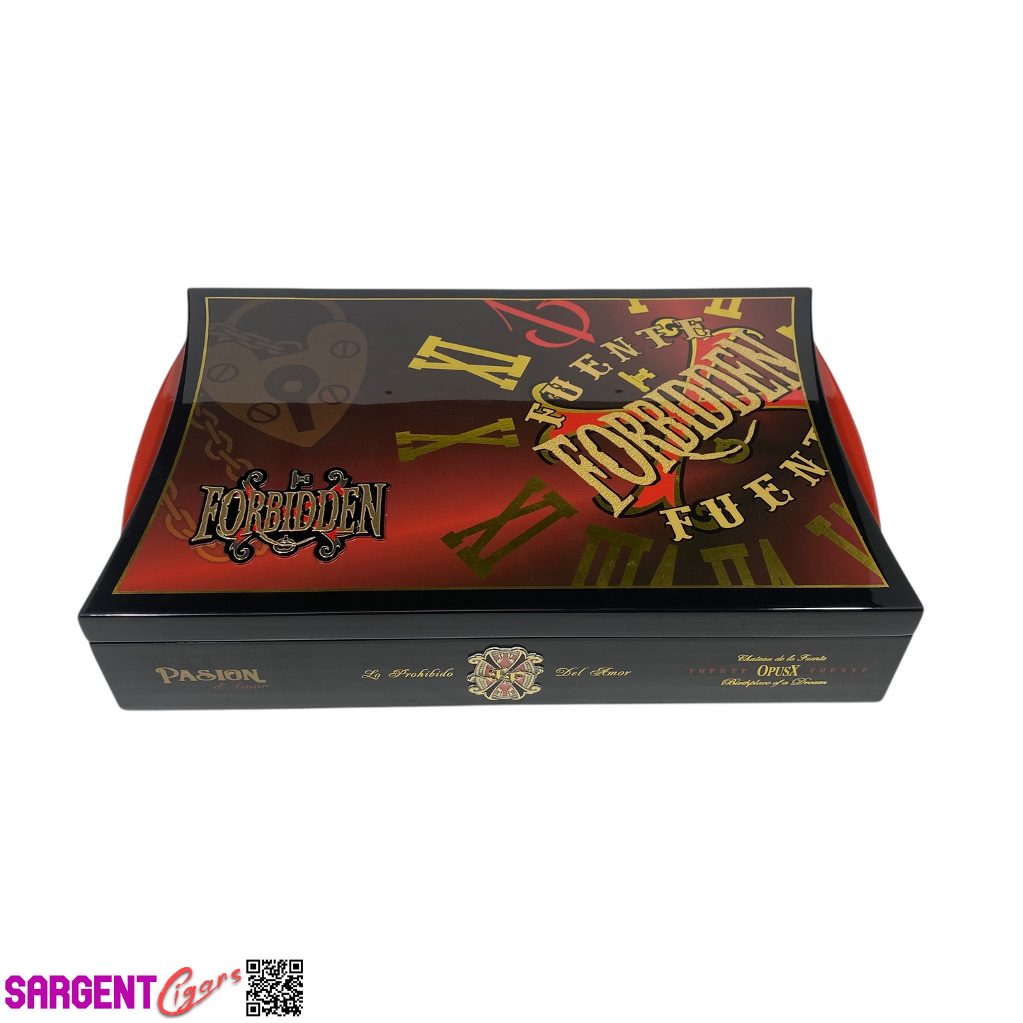 Arturo Fuente Opus X Forbidden Pasion Empty Wooden Cigar Box 12x7.75x2.5