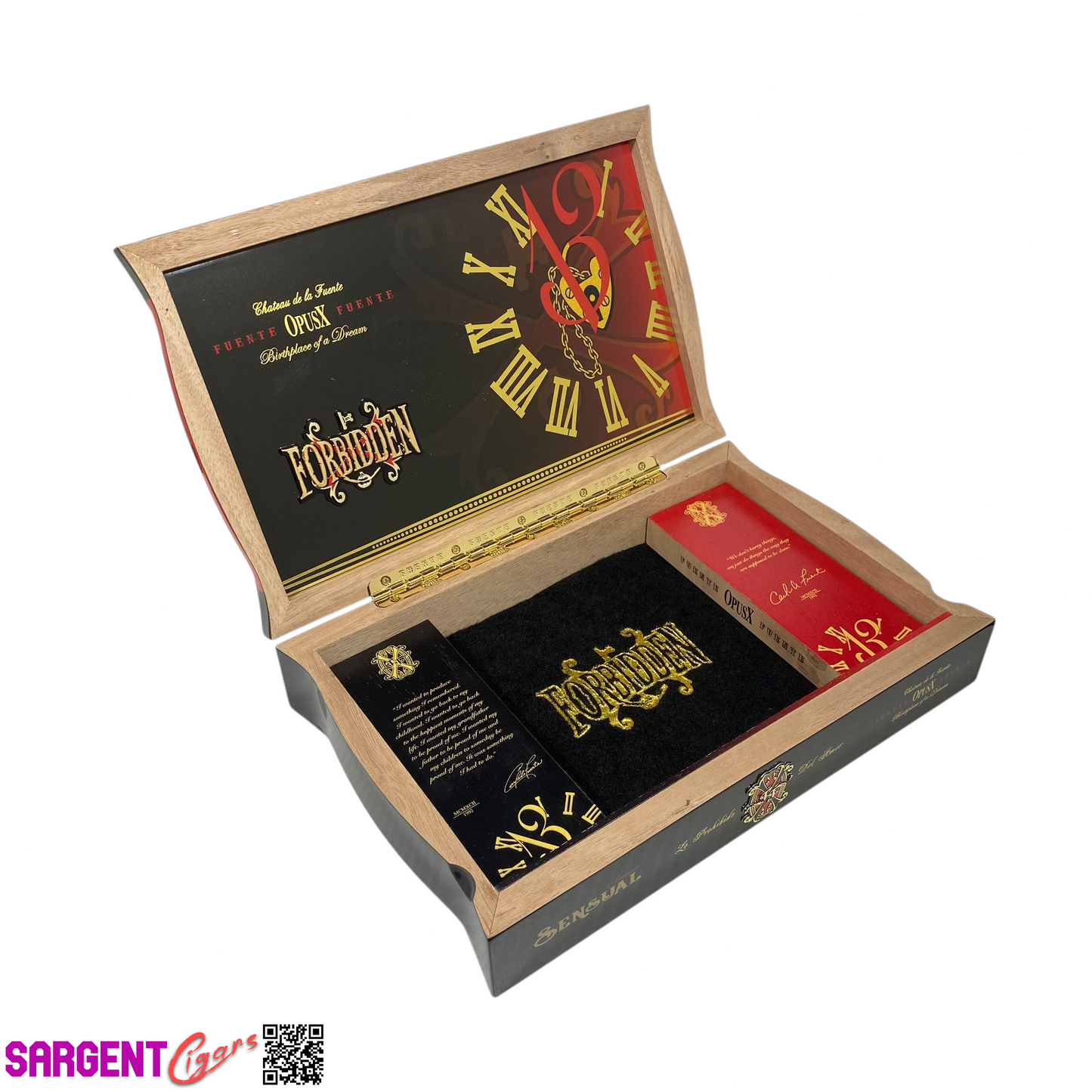 Arturo Fuente Opus X Forbidden Sensual Empty Wooden Cigar Box 12x7.75x2.5