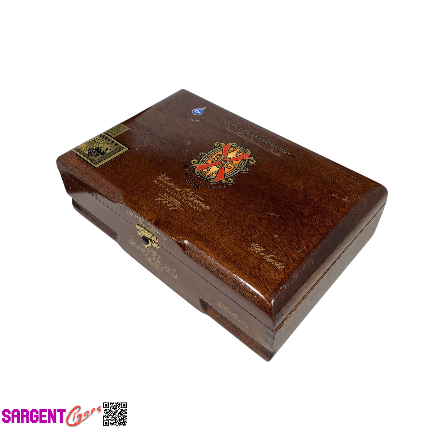 Arturo Fuente Opus X Robusto Empty Wooden Cigar Box 9.5x6.5x3