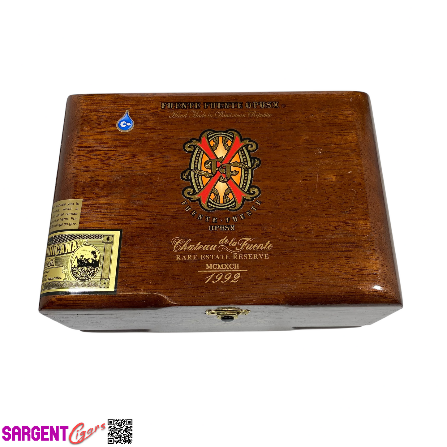 Arturo Fuente Opus X Belicoso Empty Wooden Cigar Box 8.25x5.75x4.25