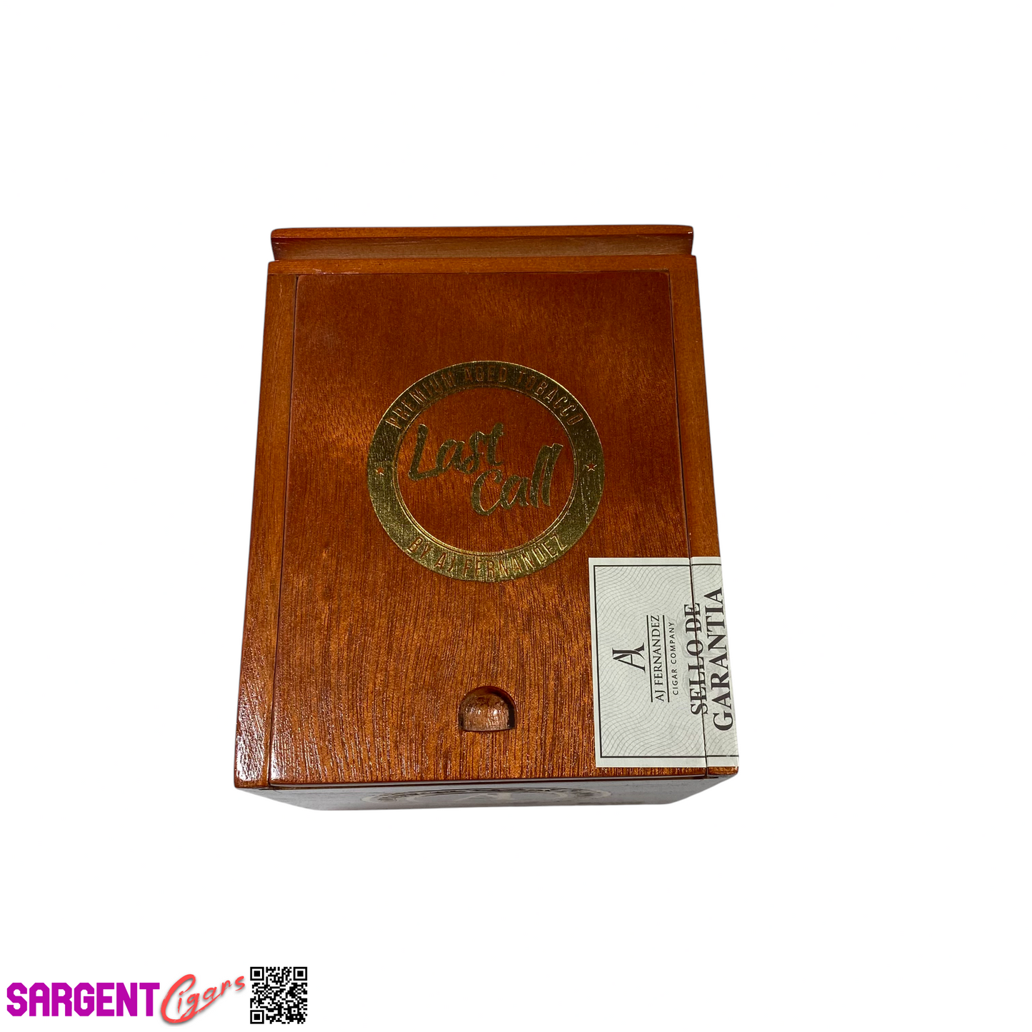 Aj Fernandez Pequenas Empty Wooden Cigar Box 4.75x6.25x4.5