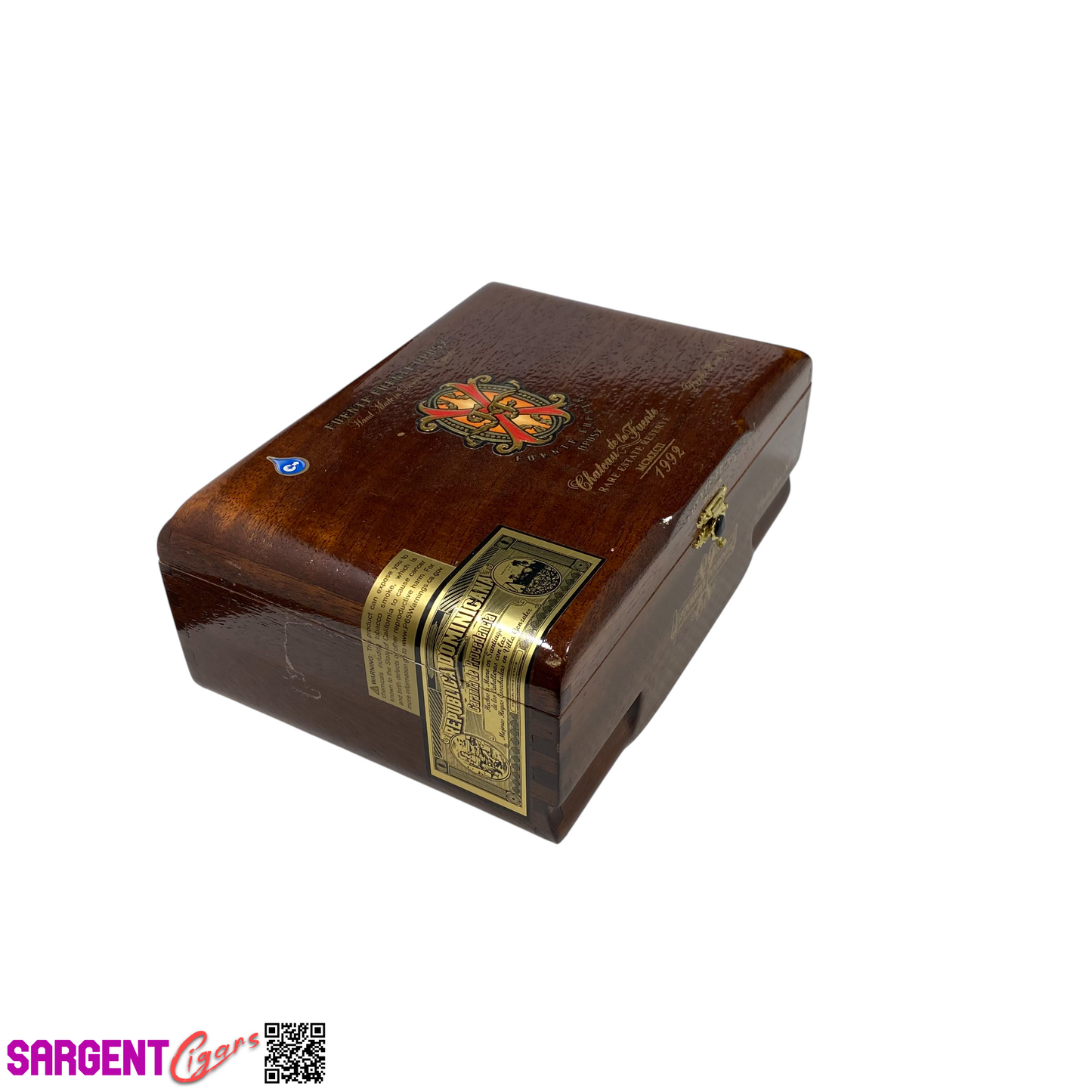 Arturo Fuente Opus X Perfection No5 Empty Wooden Cigar Box 8.5x6x3.25 (1)