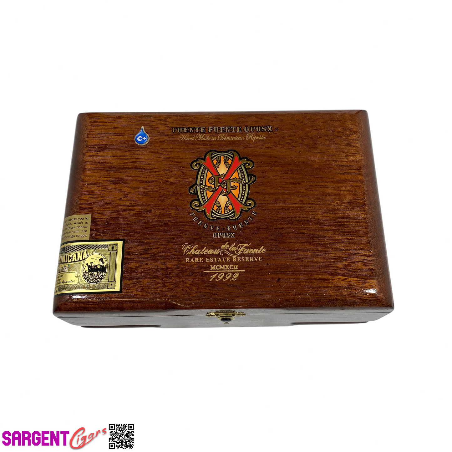 Arturo Fuente Opus X Perfection No4 Empty Wooden Cigar Box 9.25x6.5x3.5